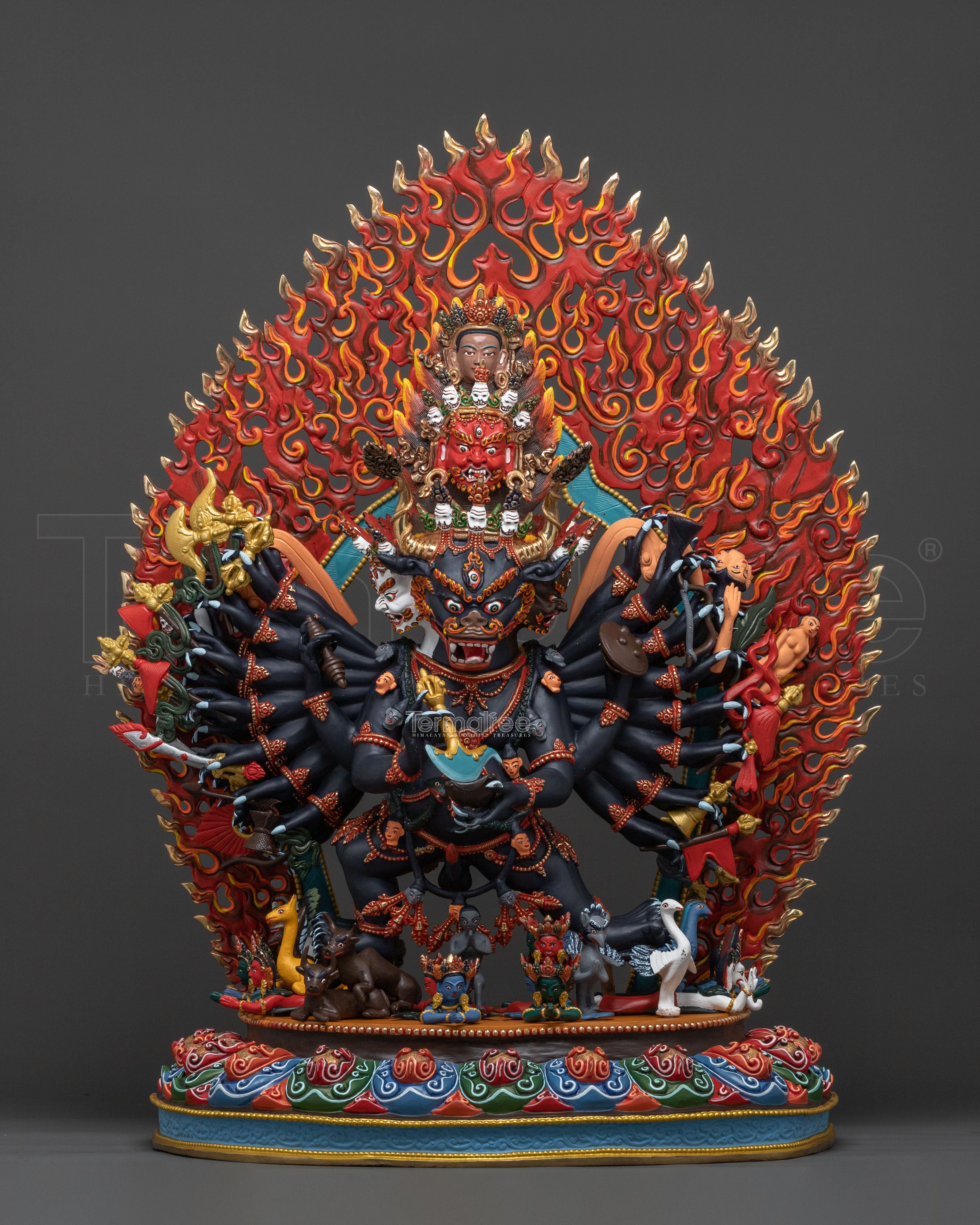 Meditation Deity Yamantaka Statue | Wrathful Buddha of Wisdom