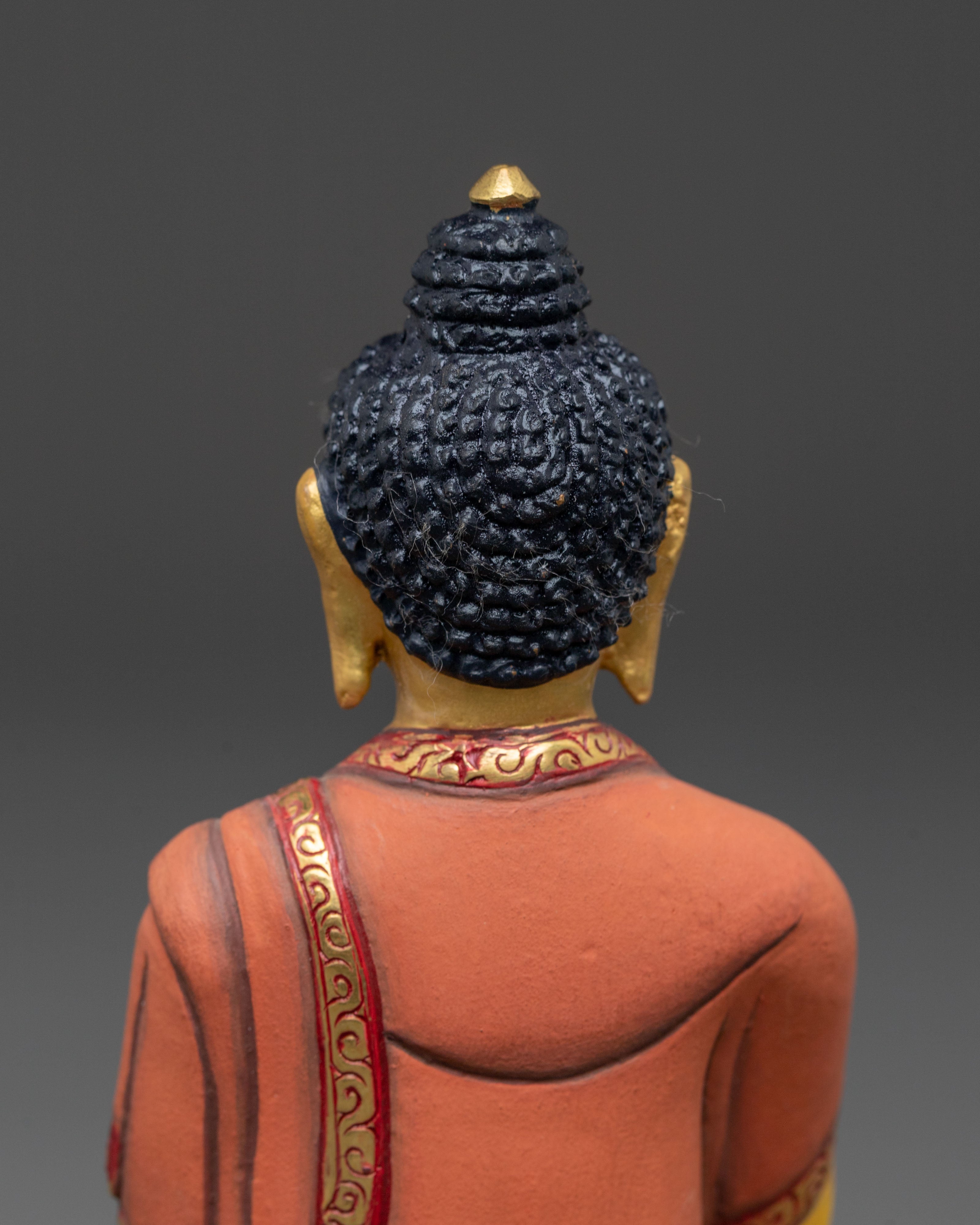 Shakyamuni Buddha Gold Glided Copper Statue | Buddhist Sculpture