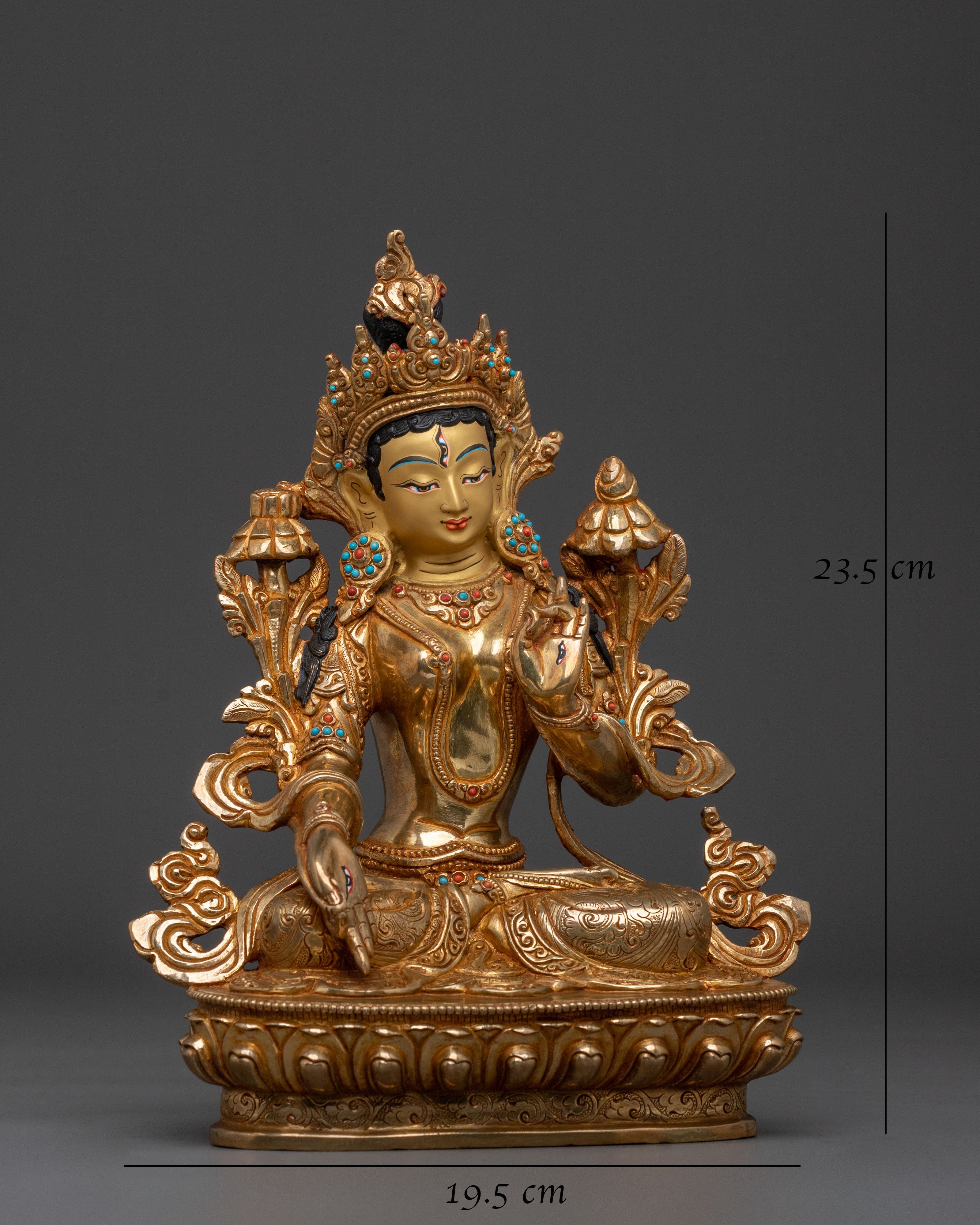 White Tara Statue: Tibetan Buddhist Goddess