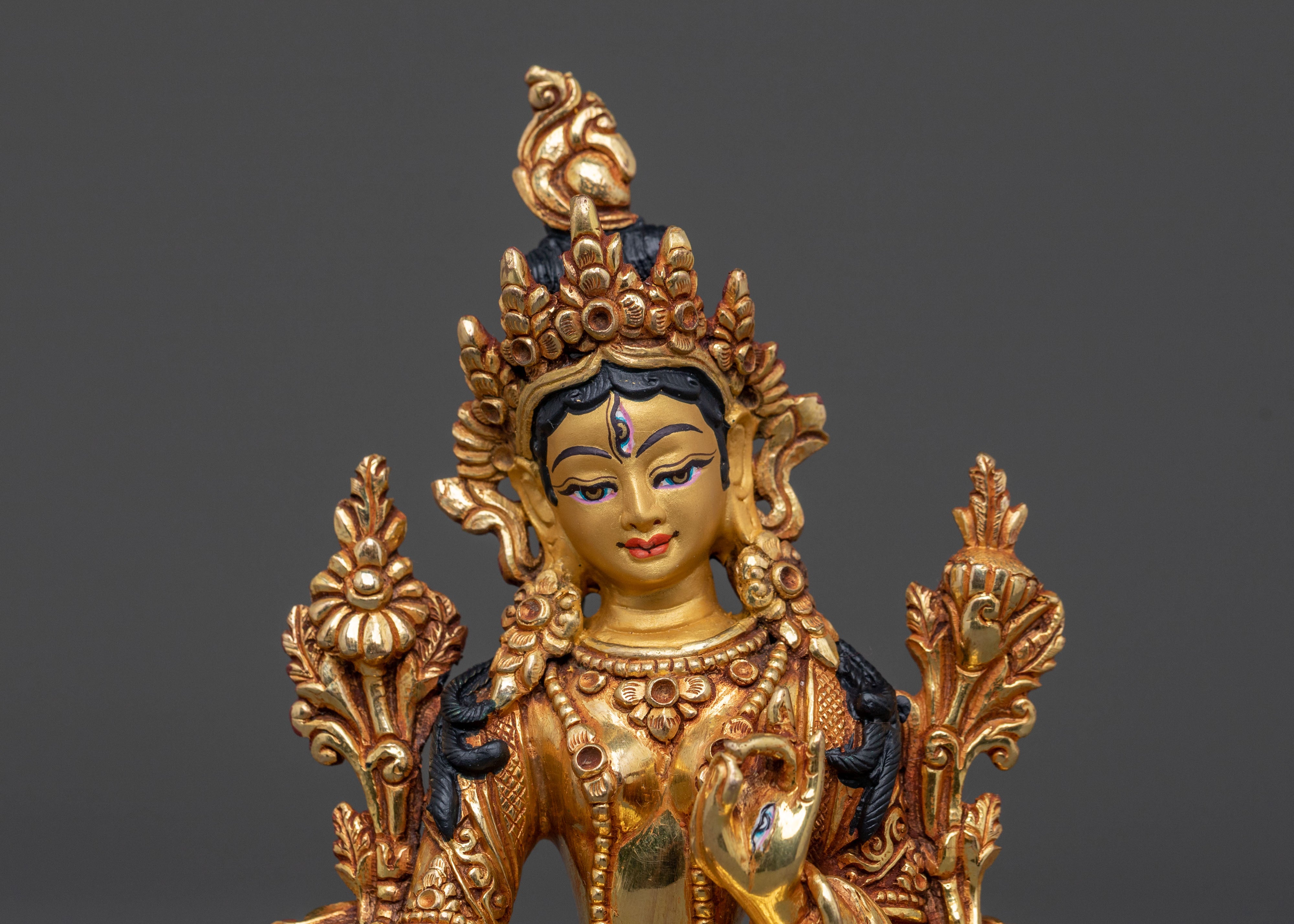 Handcrafted White Tara Statue | Healing Compassion