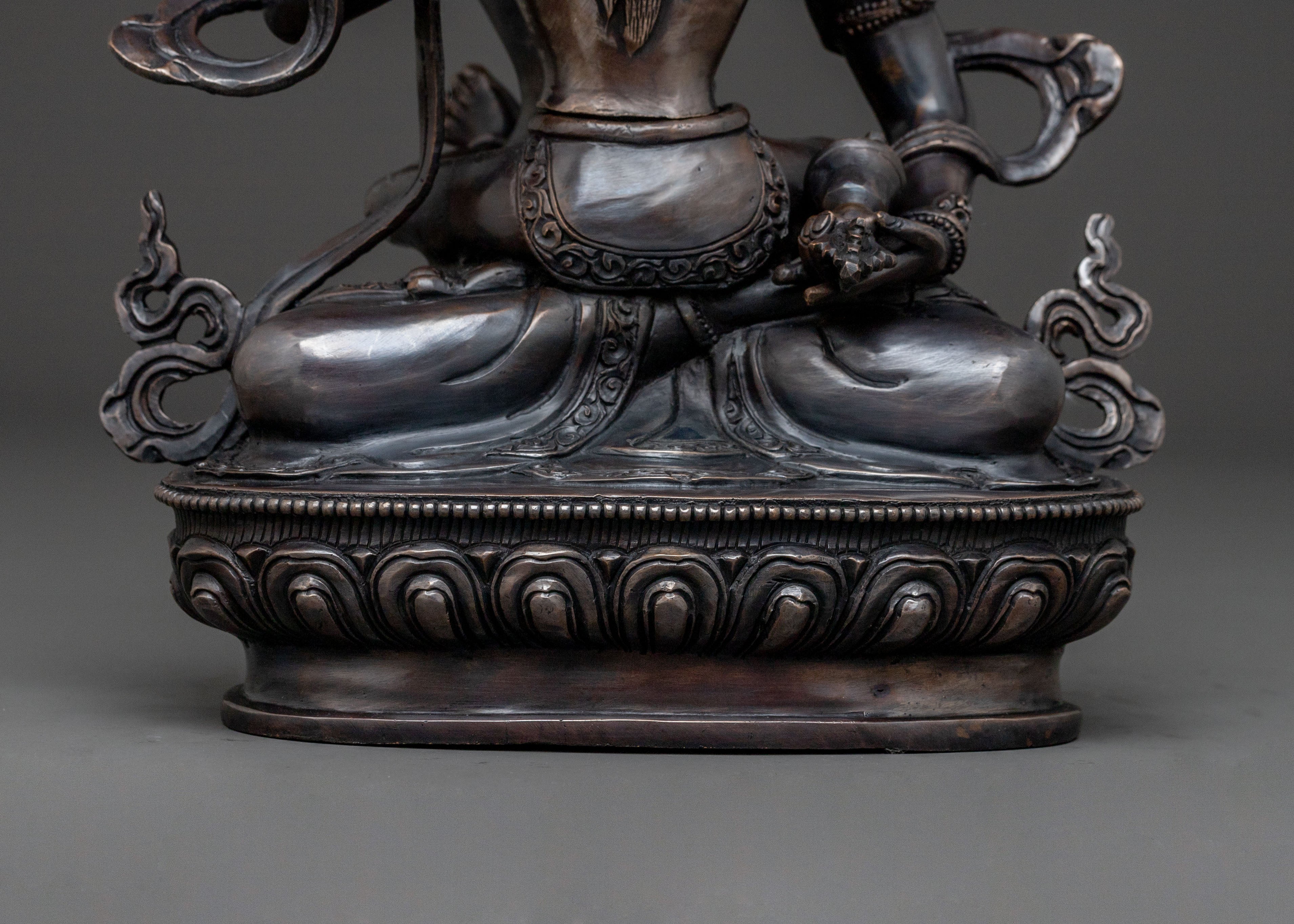 Vajrasattva with Vajragarvi Statue | Spiritual Figures