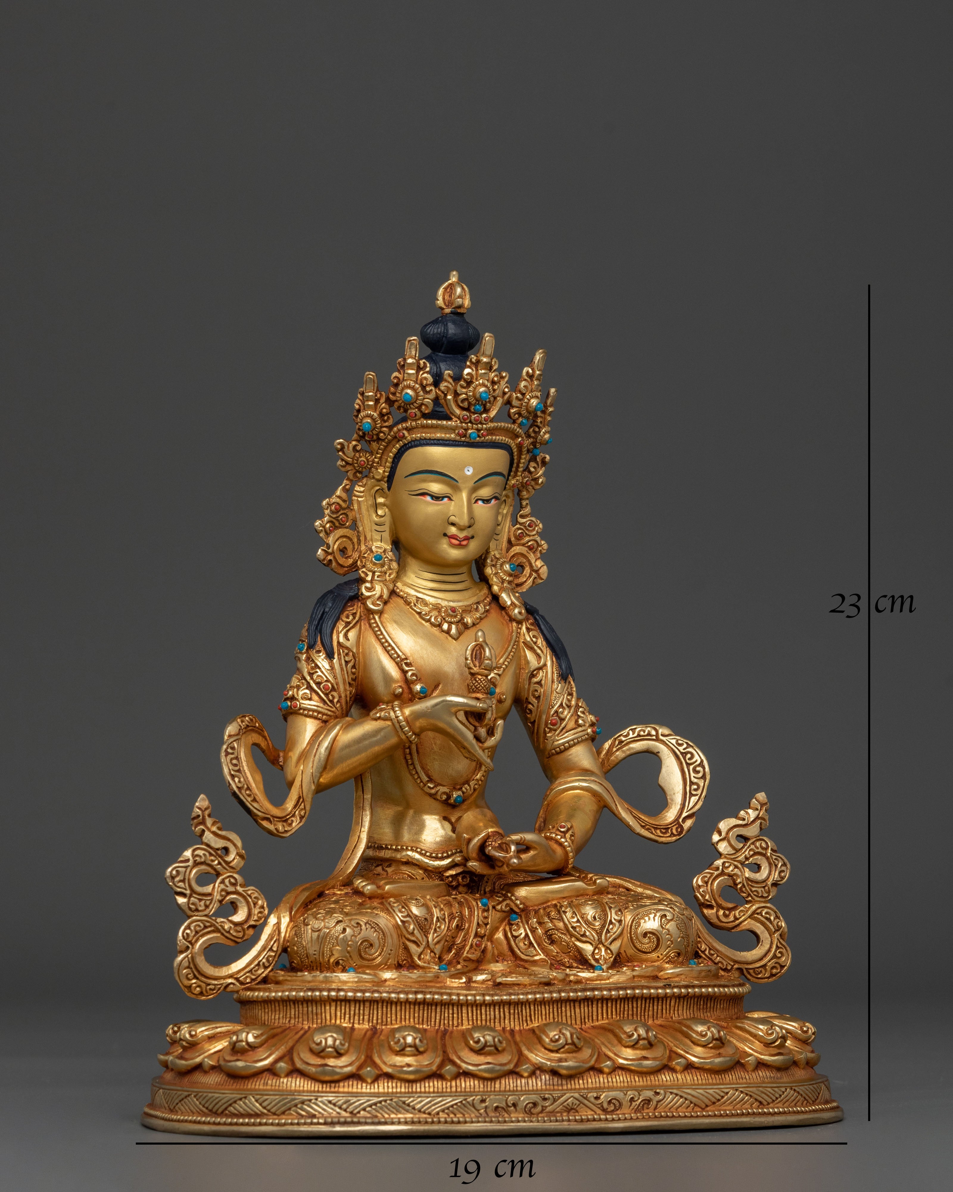 Tantric Deity Vajrasattva Statue | Purification Buddha Sculpture