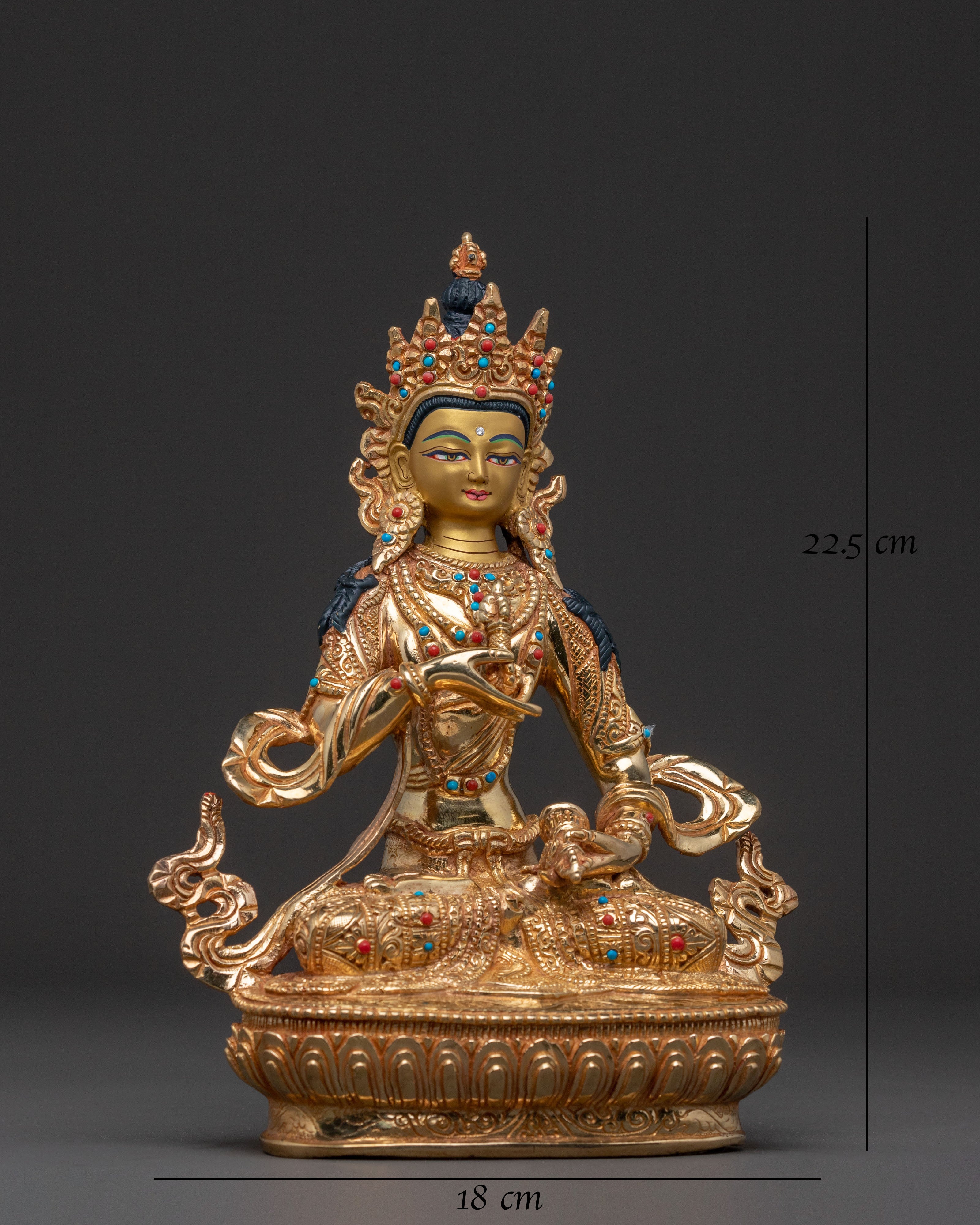 Vajrasattva Buddhist Statue: Lightning Diamond
