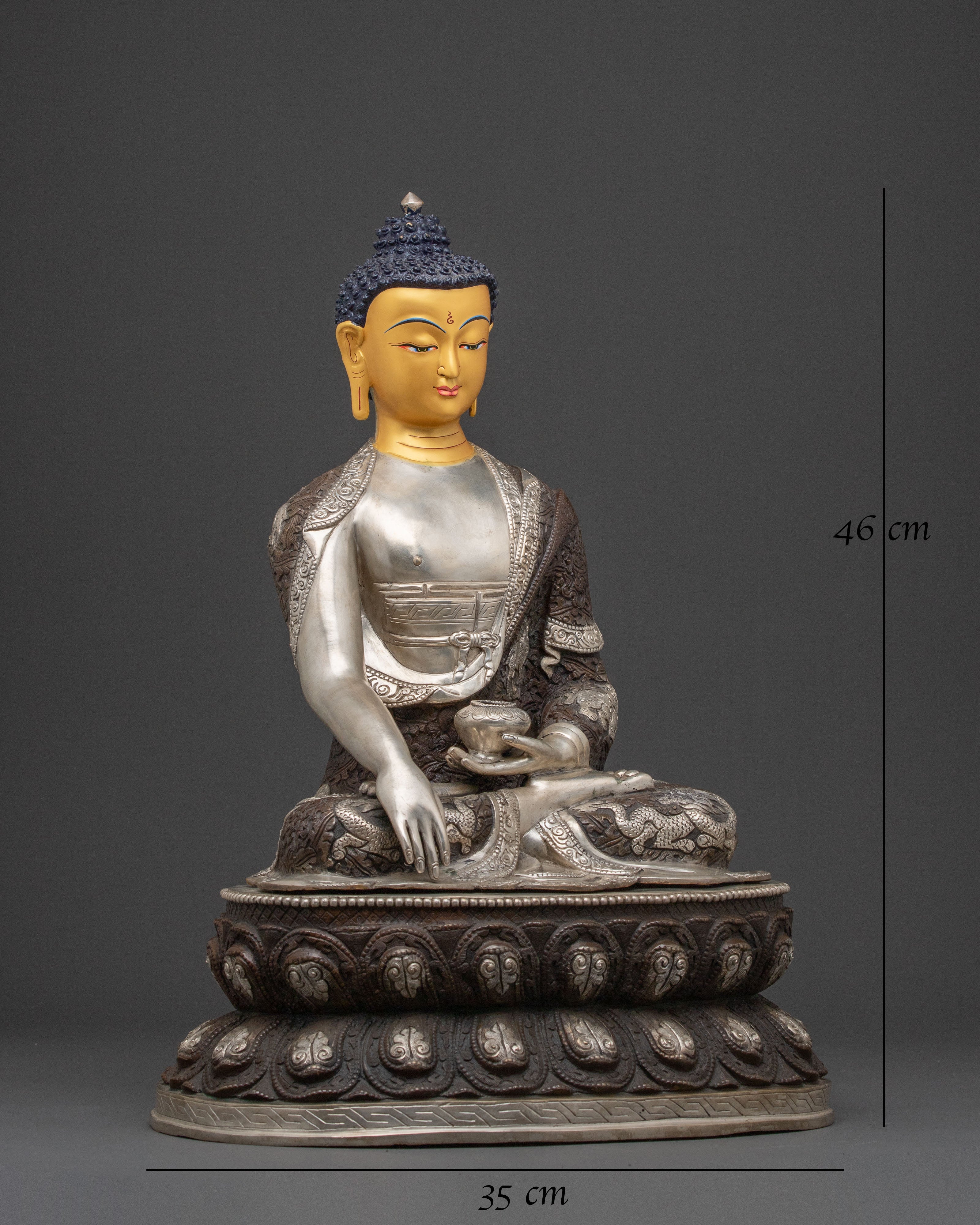 Shakyamuni Buddha | 24K Gold Gilded Serenity