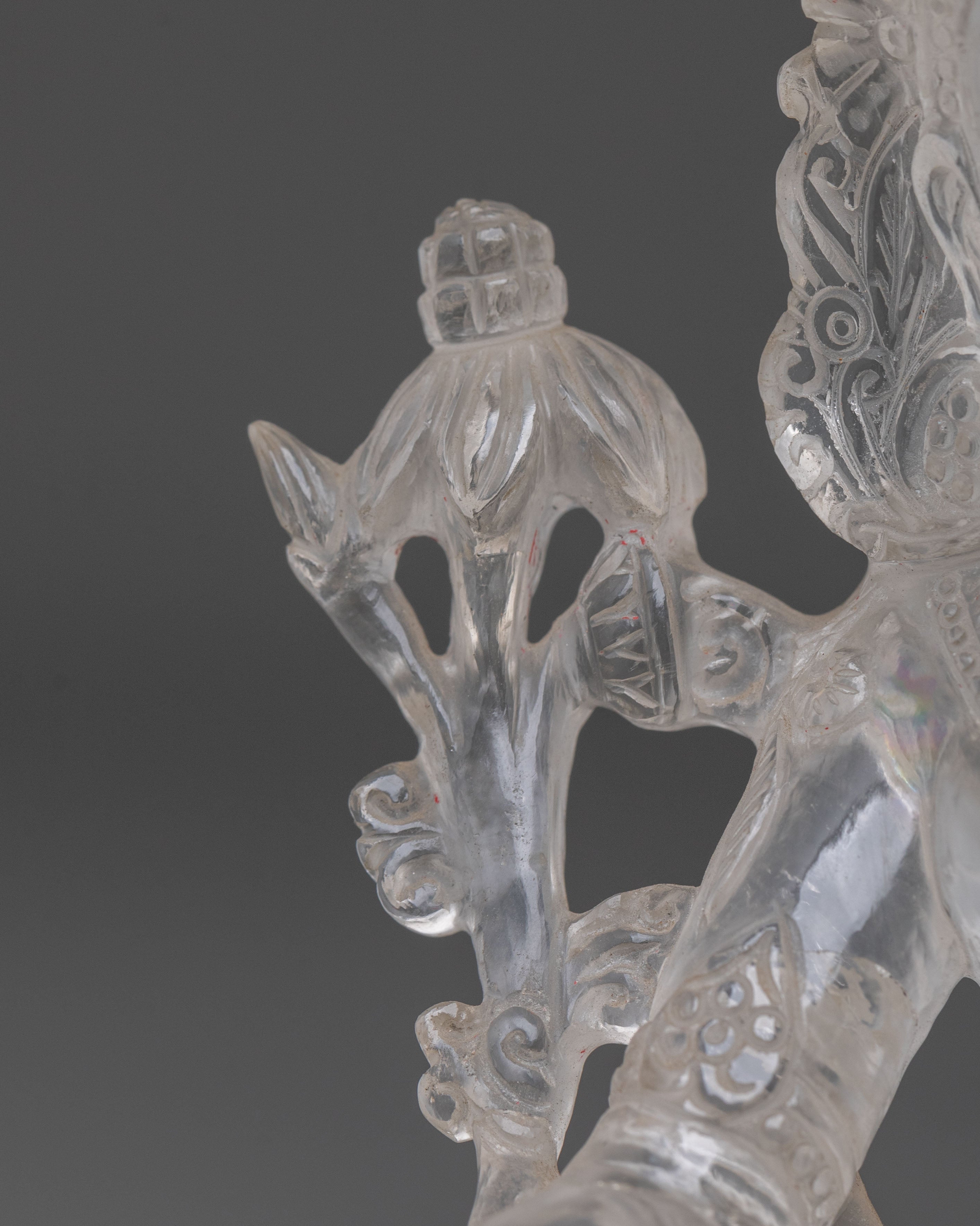 Green Tara Crystal Statue: Peaceful Figure