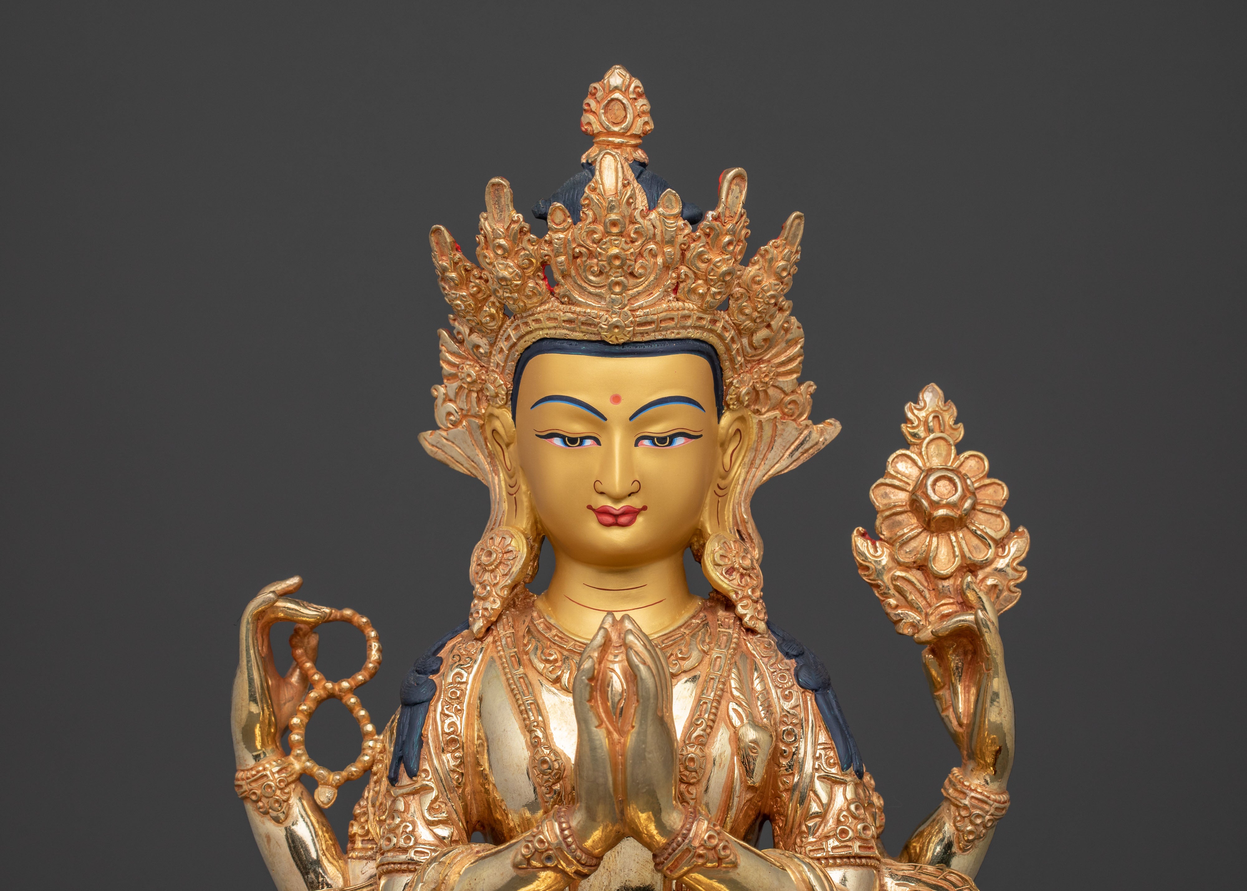 Chenrezig Serenity Sculpture | Made In Nepal