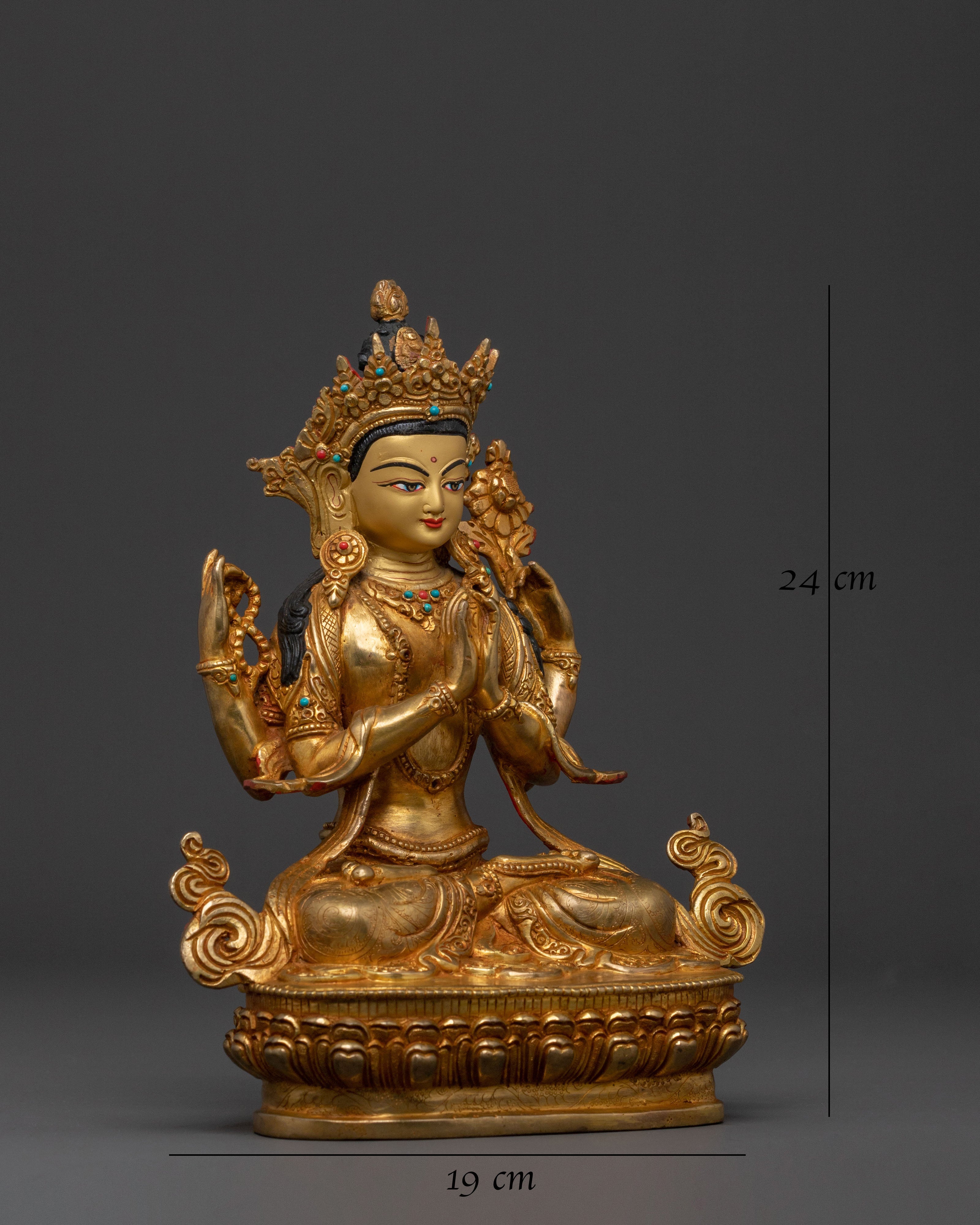 Statue of Chenrezig Bodhisattva of Compassion