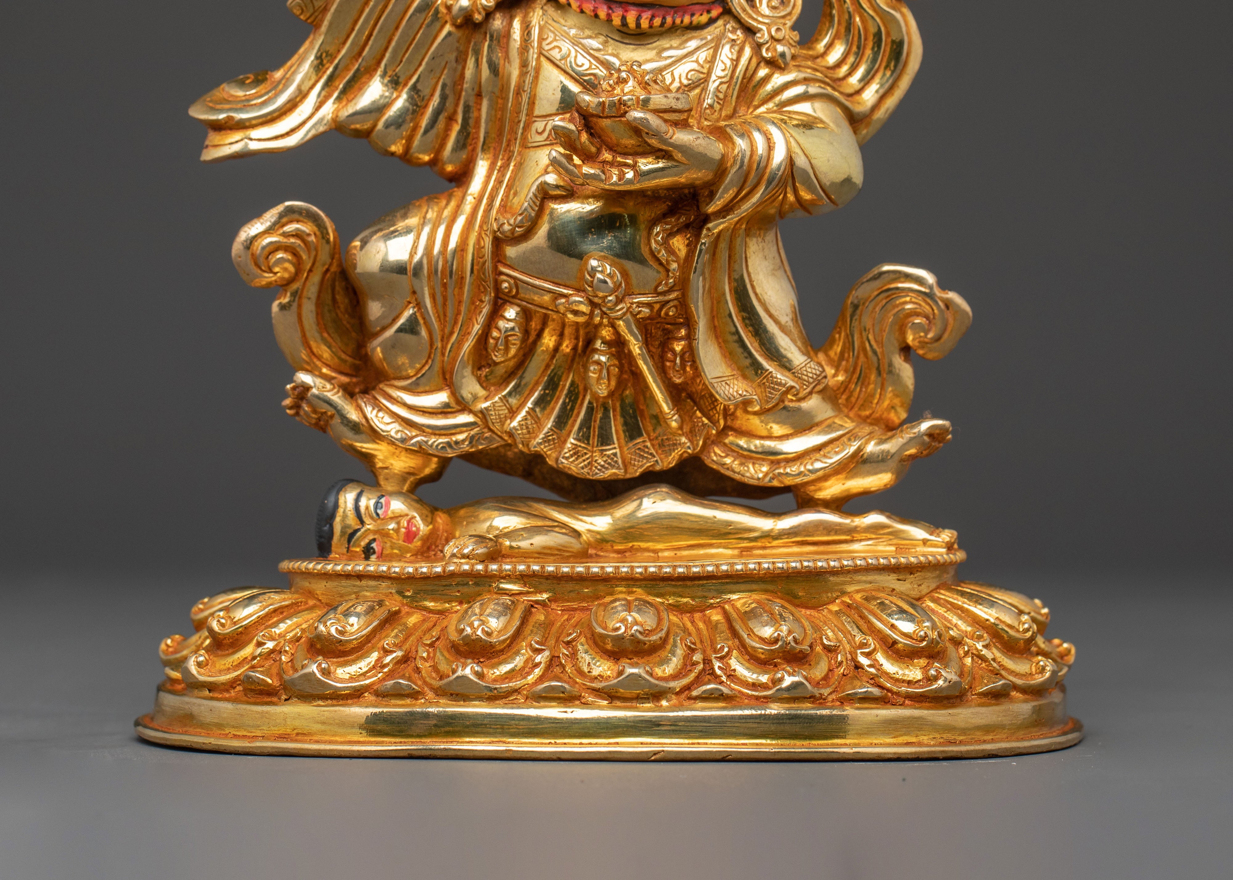 Mahakala Bernagchen Statue | Gilded Copper Art