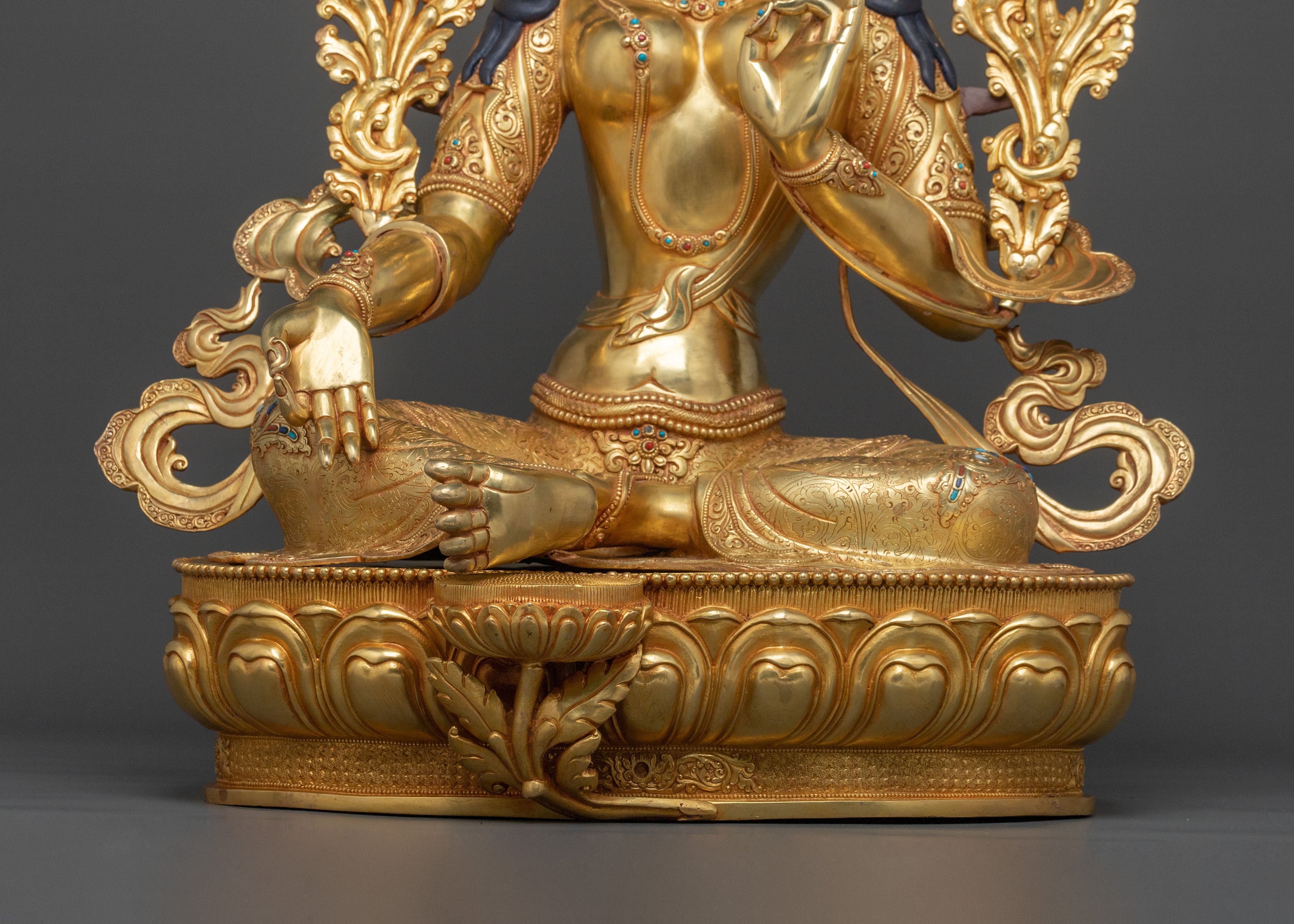 Green Tara Statue | Tibetan Goddess of Protection