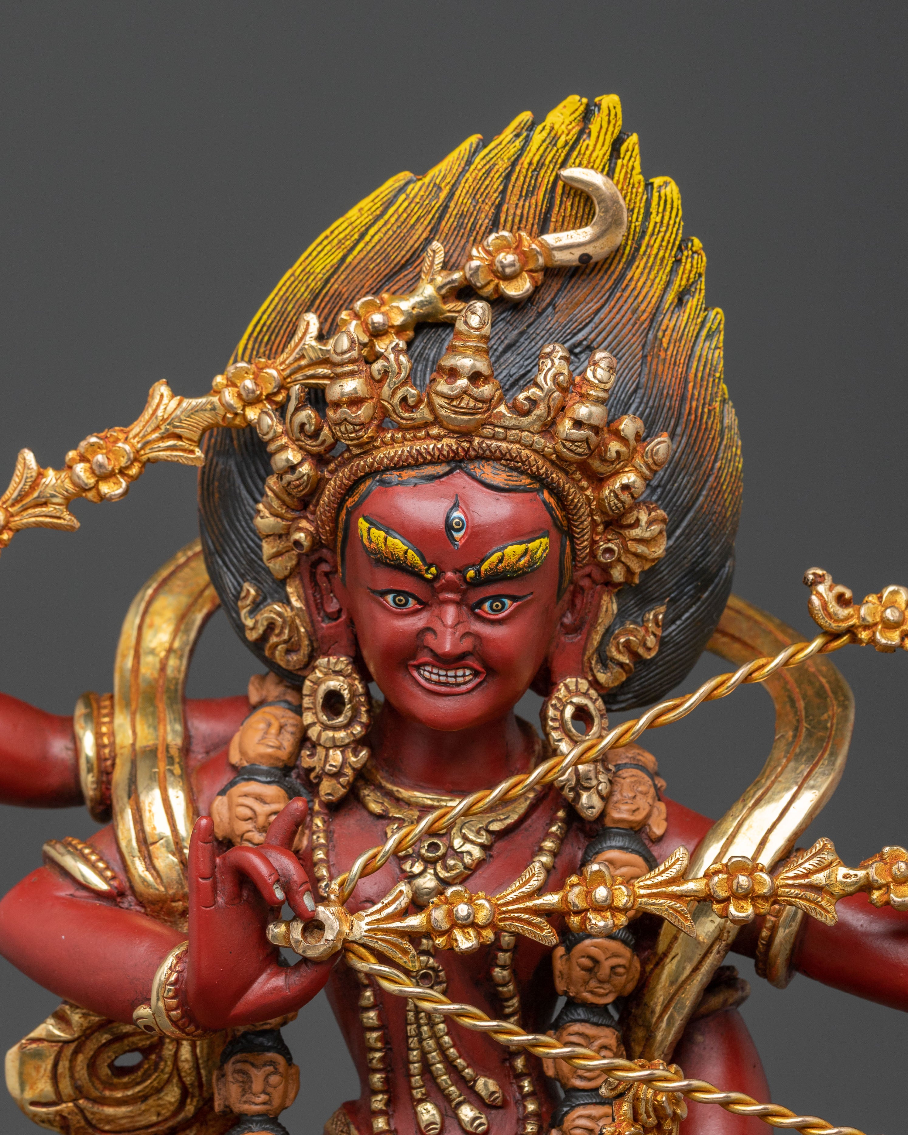 Kurukulla Statue: Vibrant Red Tara Artwork
