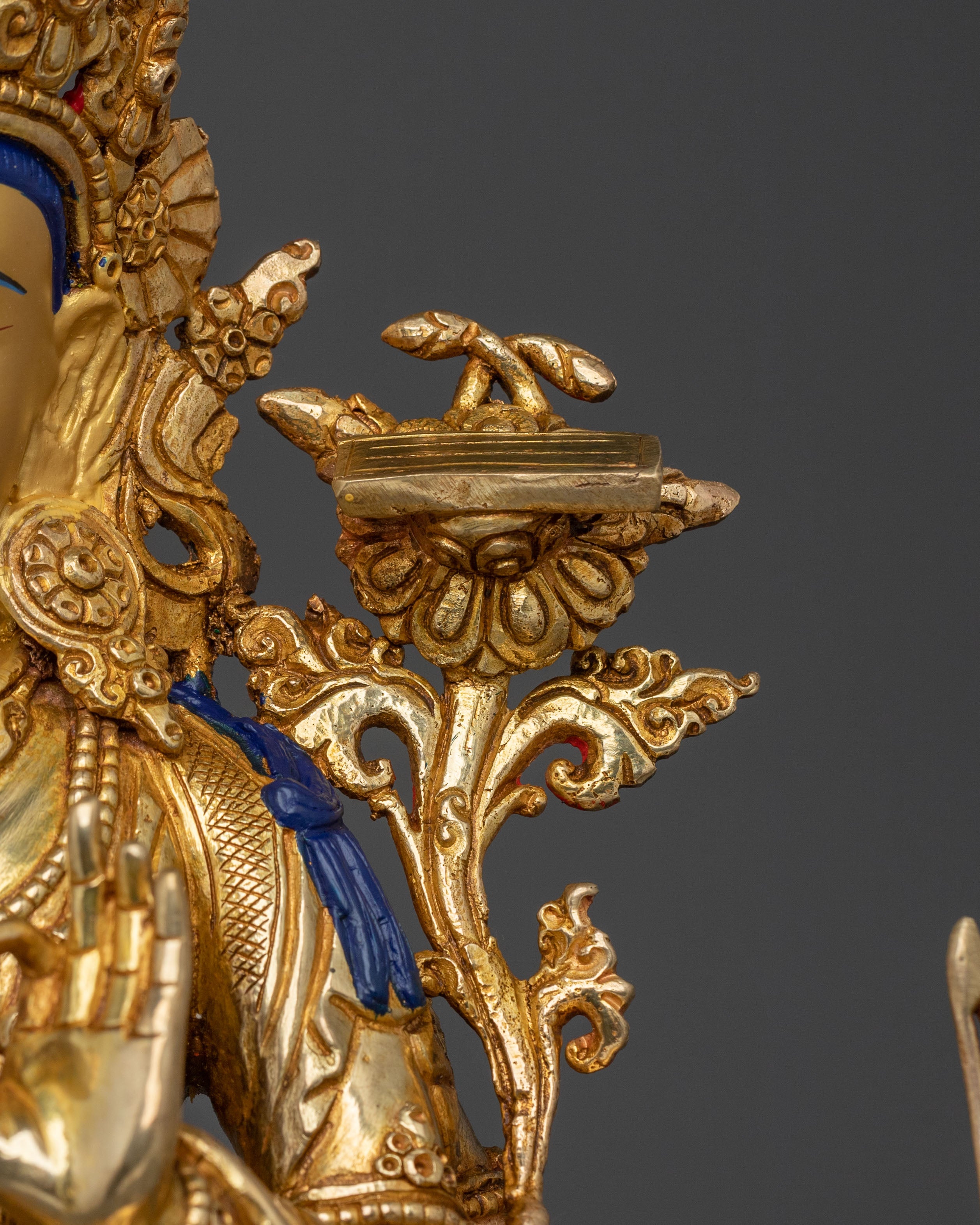 Handmade Maha Manjushri Statue | Bodhisattva of Wisdom