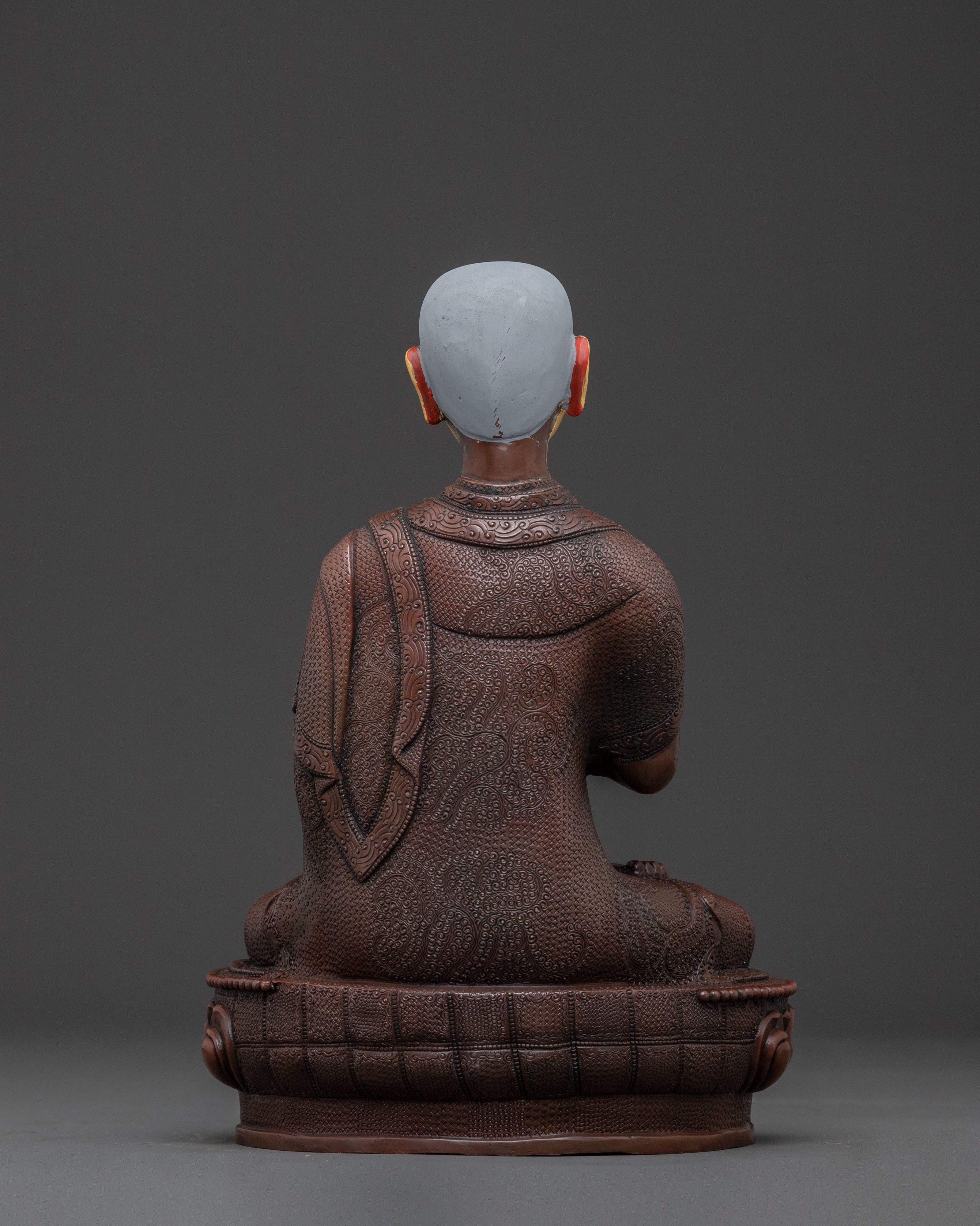 Tsongkhapa Statue Set with Disciples: Altar Home Decor