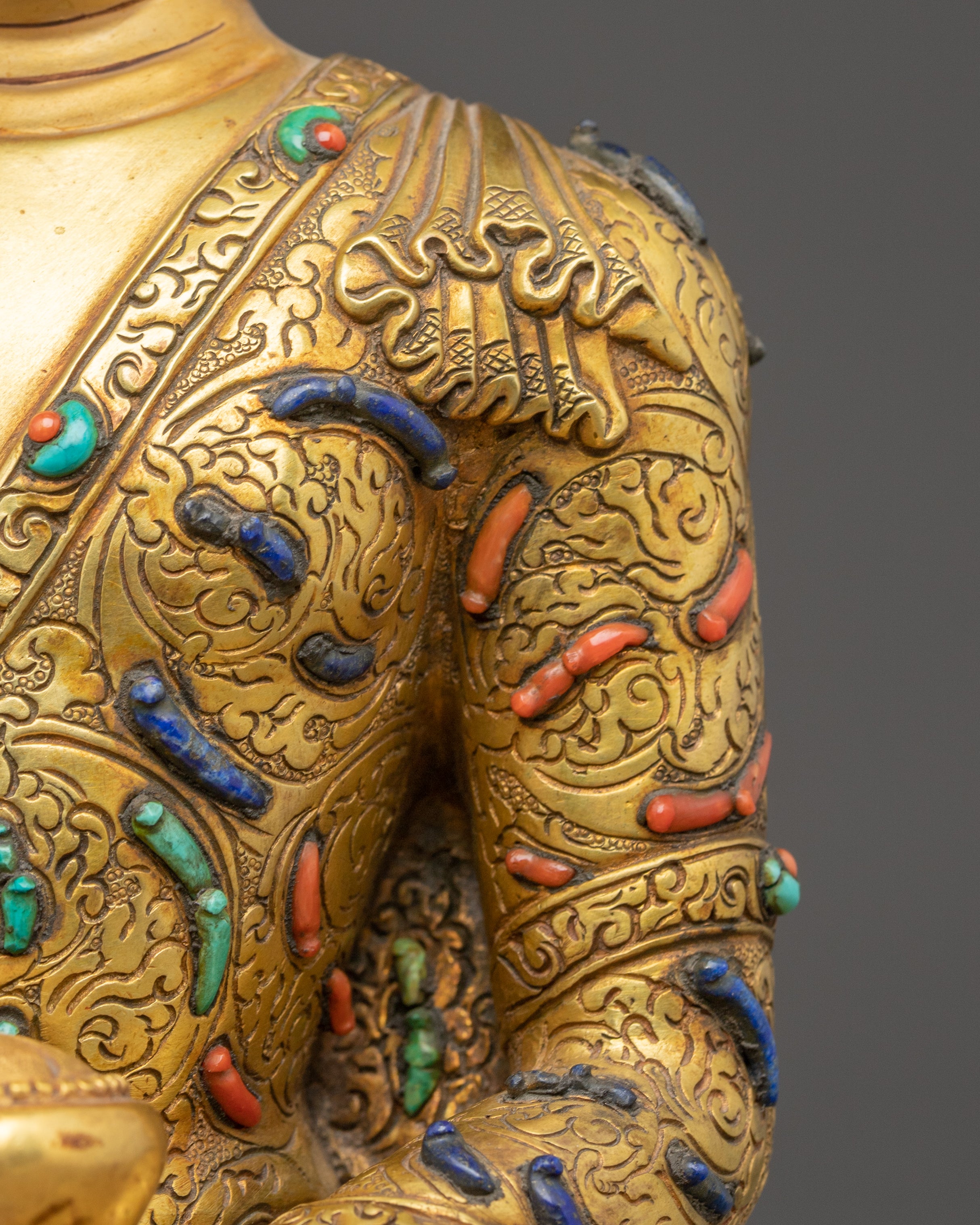 Handcrafted Buddha Shakyamuni Sculpture | Enlightened Sage of the Shakya Clan