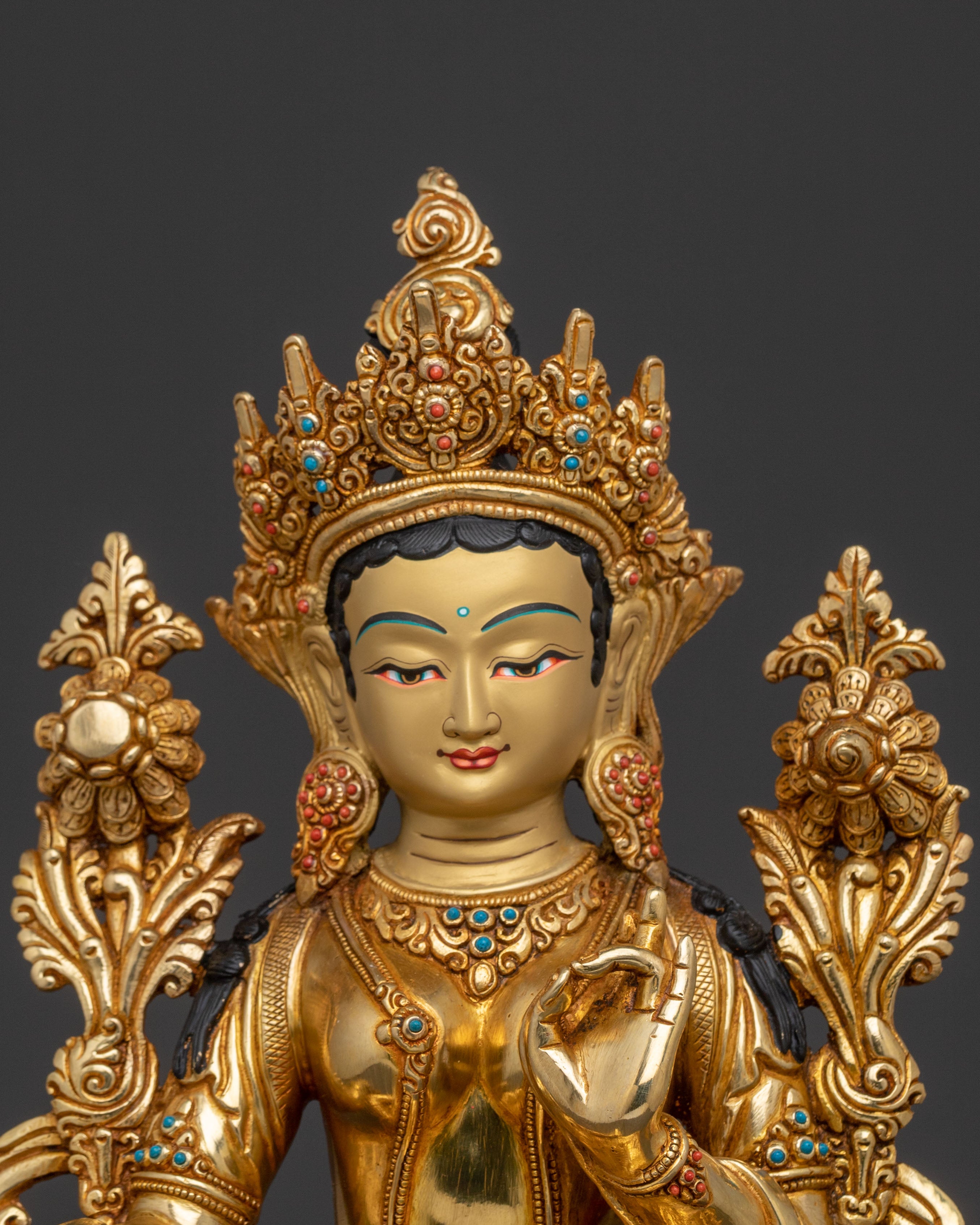Green Tara Healing Grace Statue | Spiritual Decor