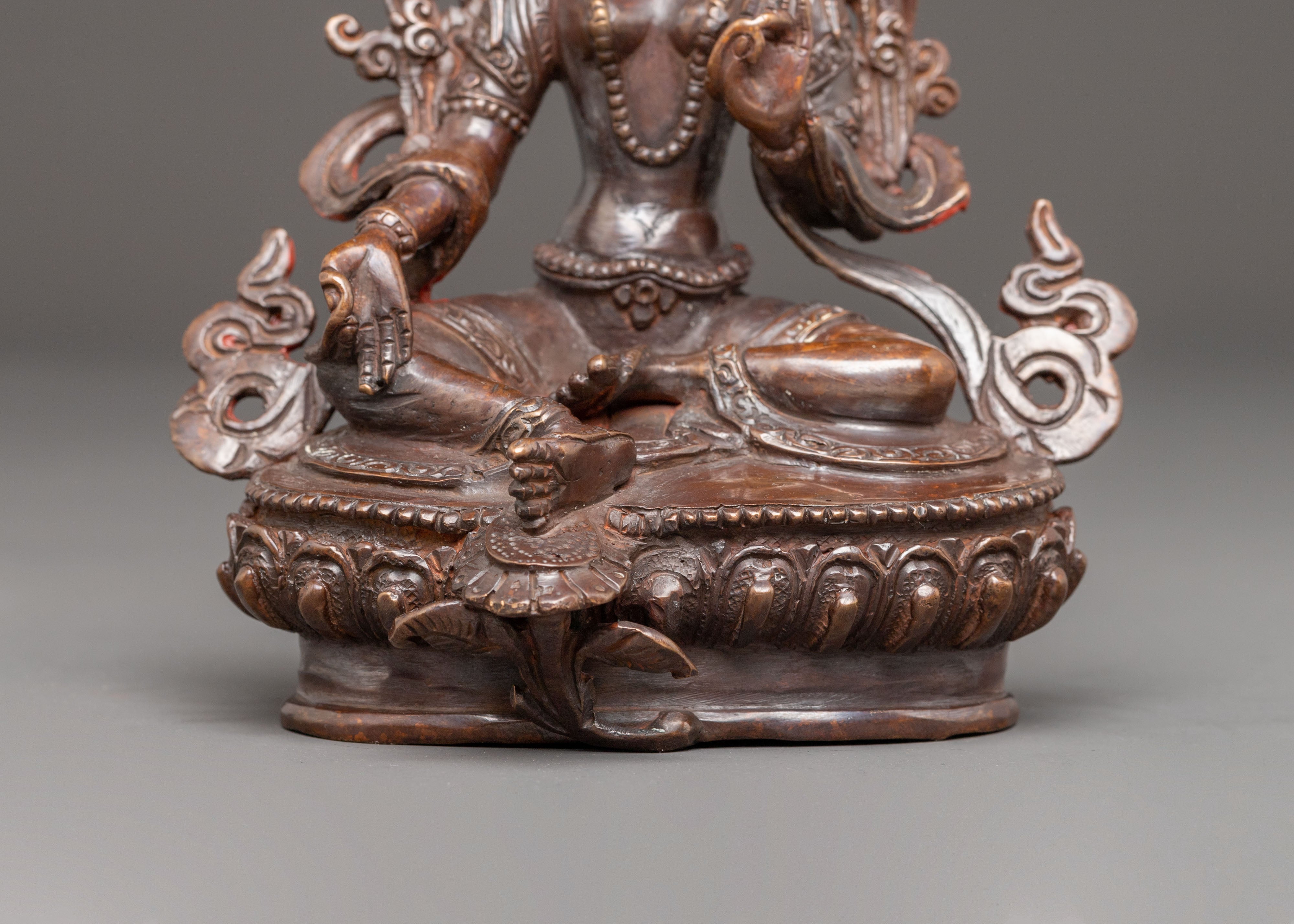Handmade Shyama Tara Statue of Love and Compassion | Goddess of Mercy