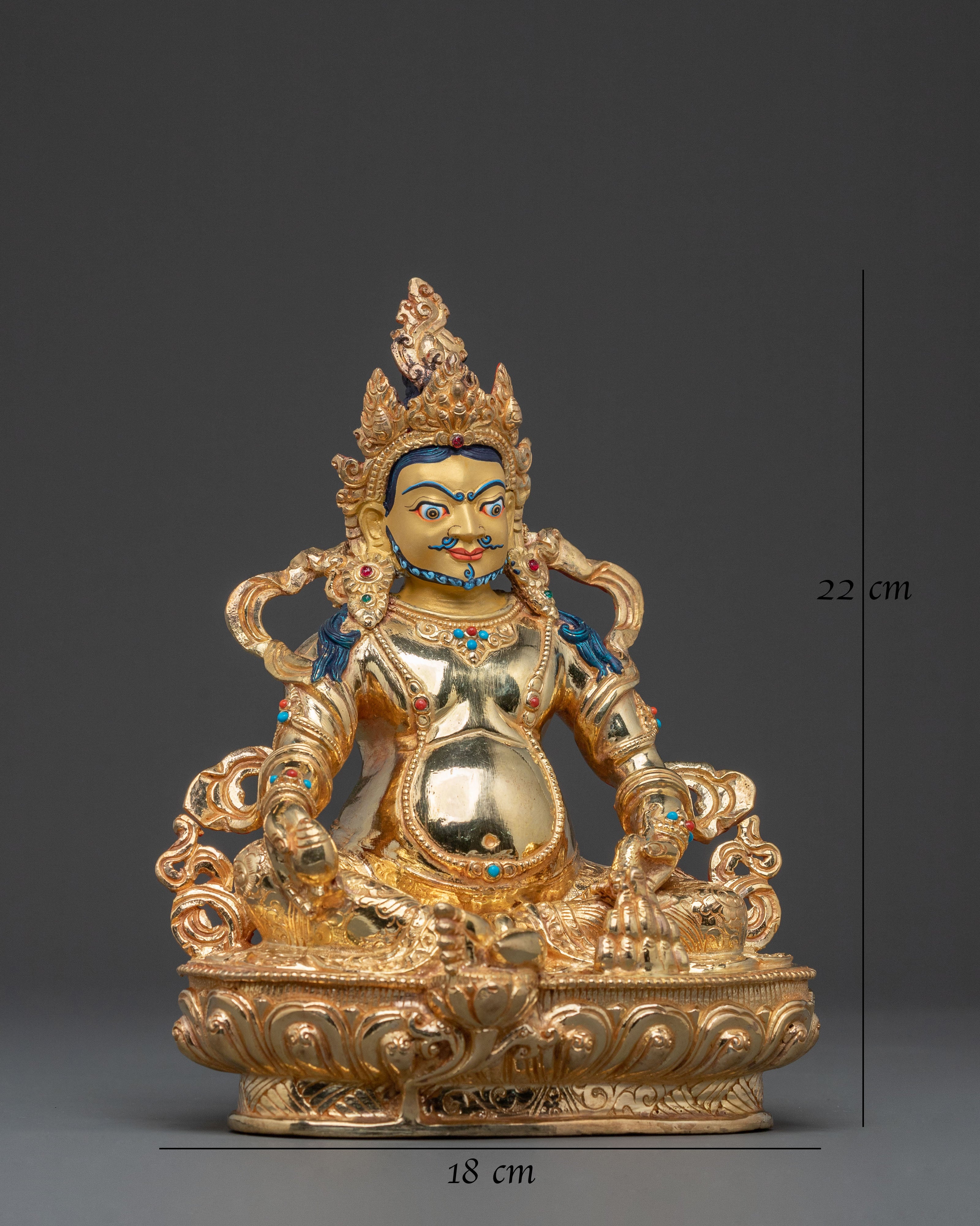 Dzambhala Statue | Divine God of Wealth