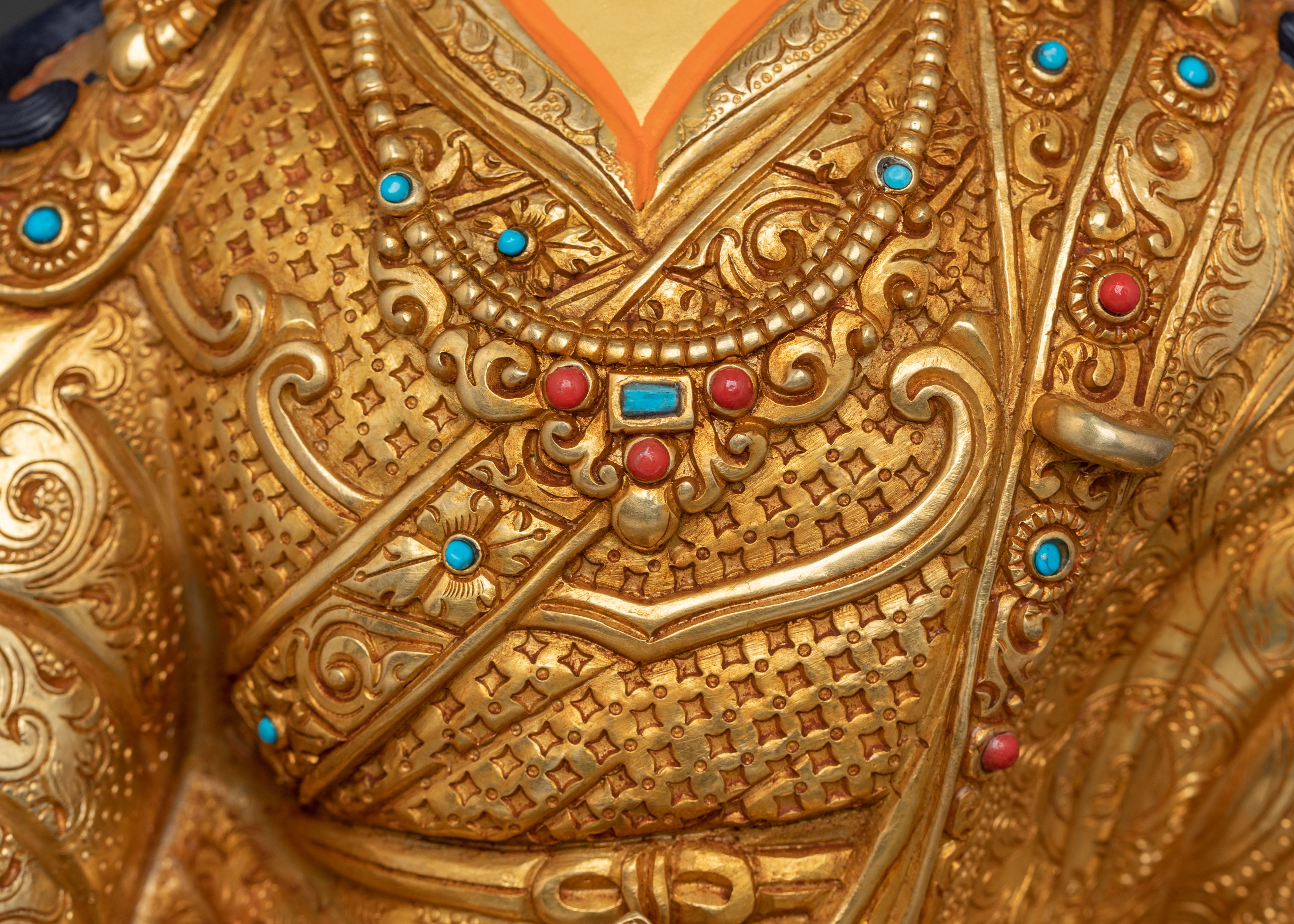 Guru Rinpoche Himalayan Sculpture | Buddhist Shrine Decor