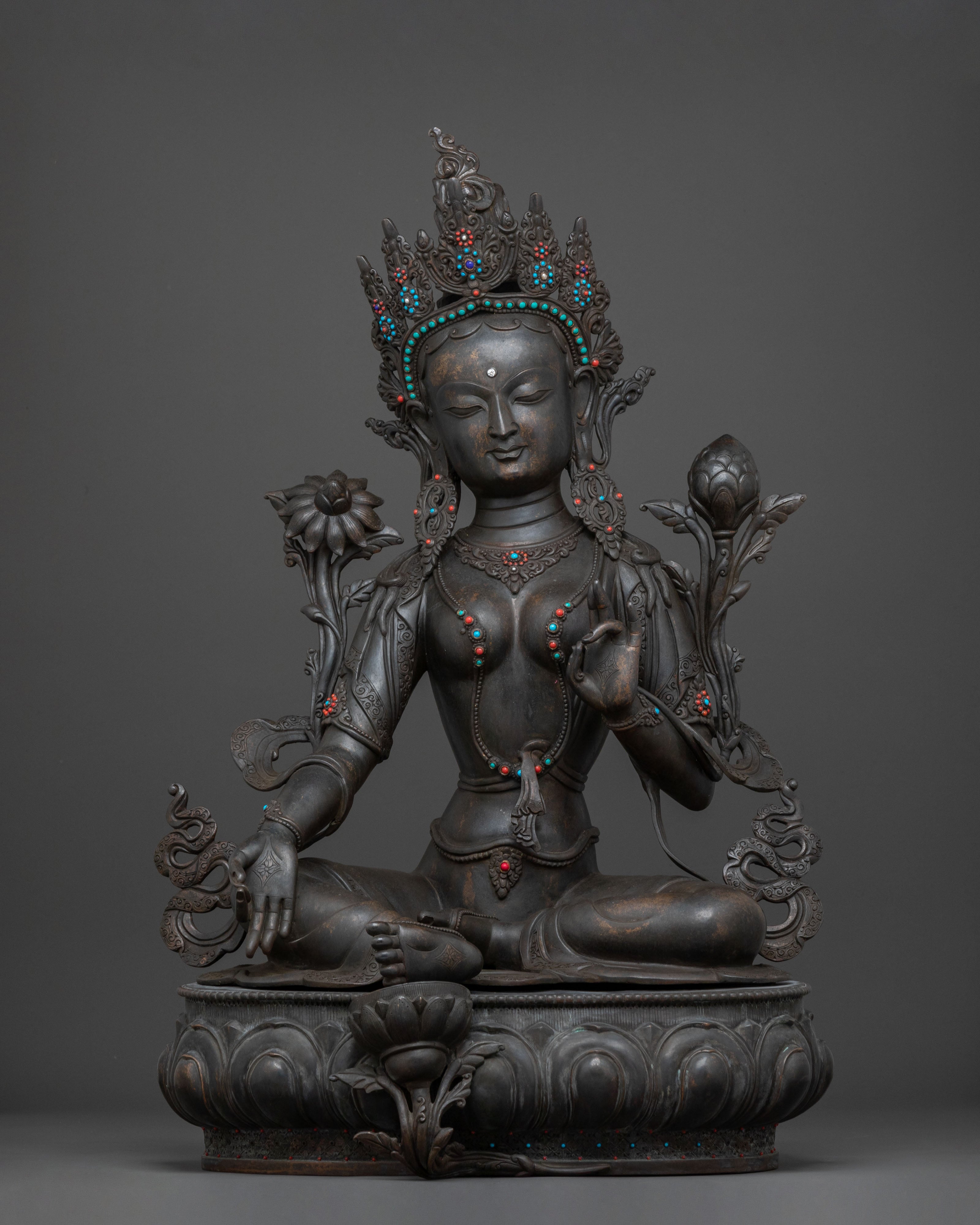 Green Tara Sacred Statue