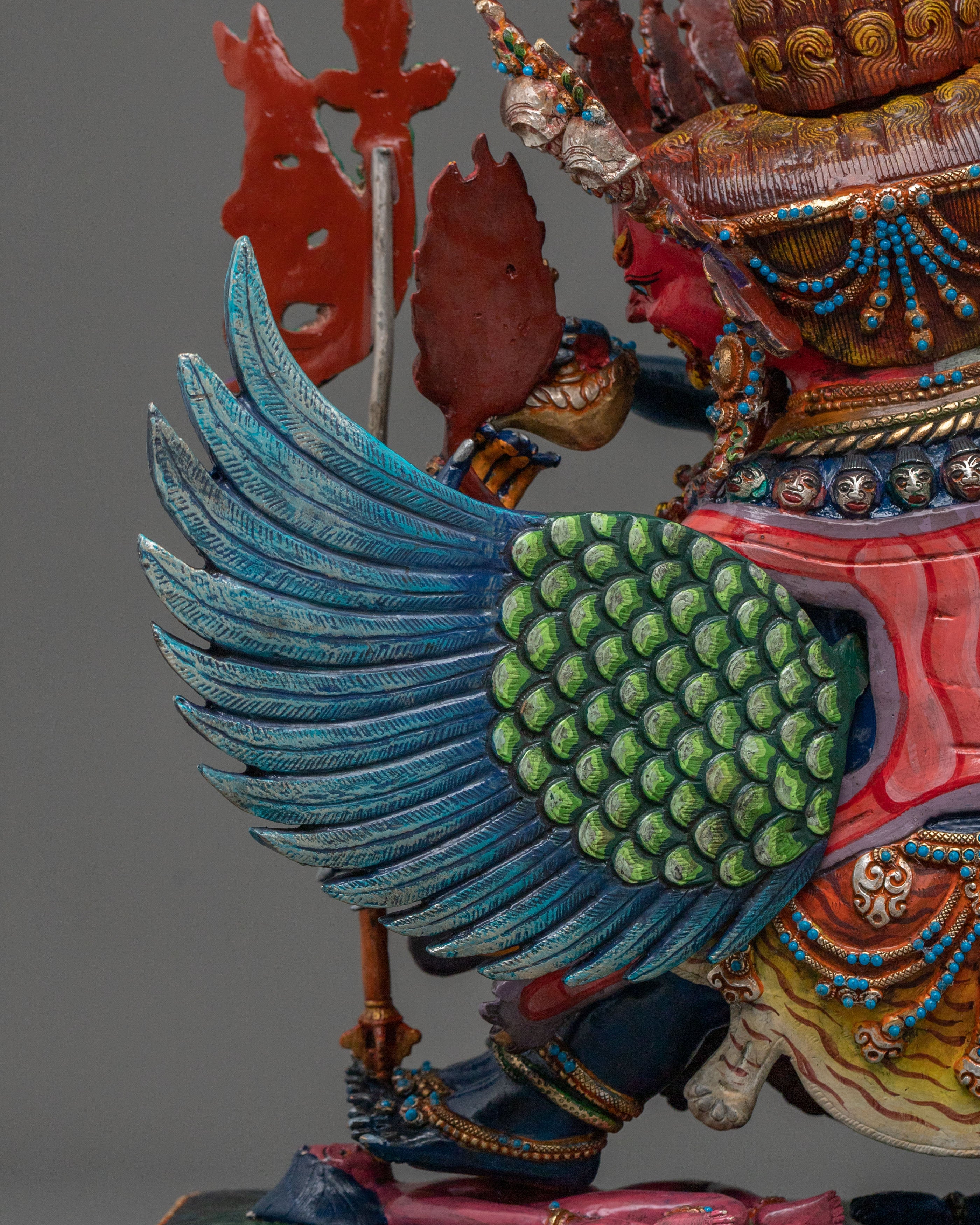 Handmade Vajrakilaya Sacred Sculpture | Home Decor