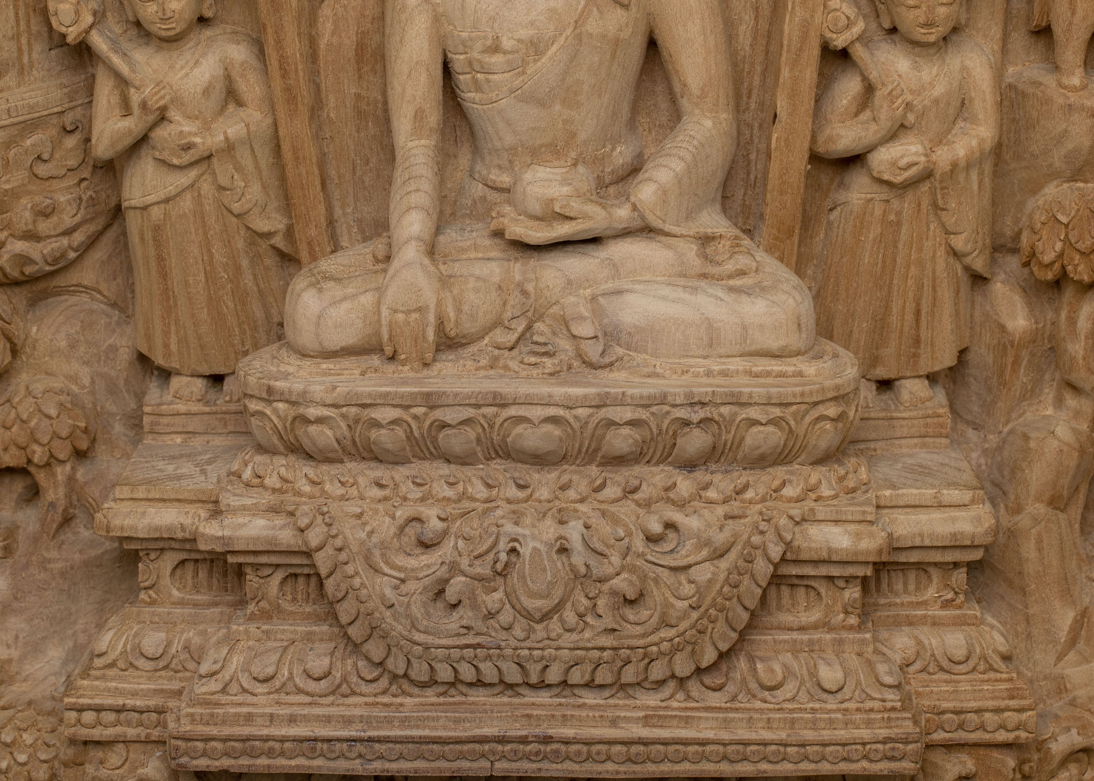 Shakyamuni Buddha Spiritual Wooden Sculpture | Available for Commision