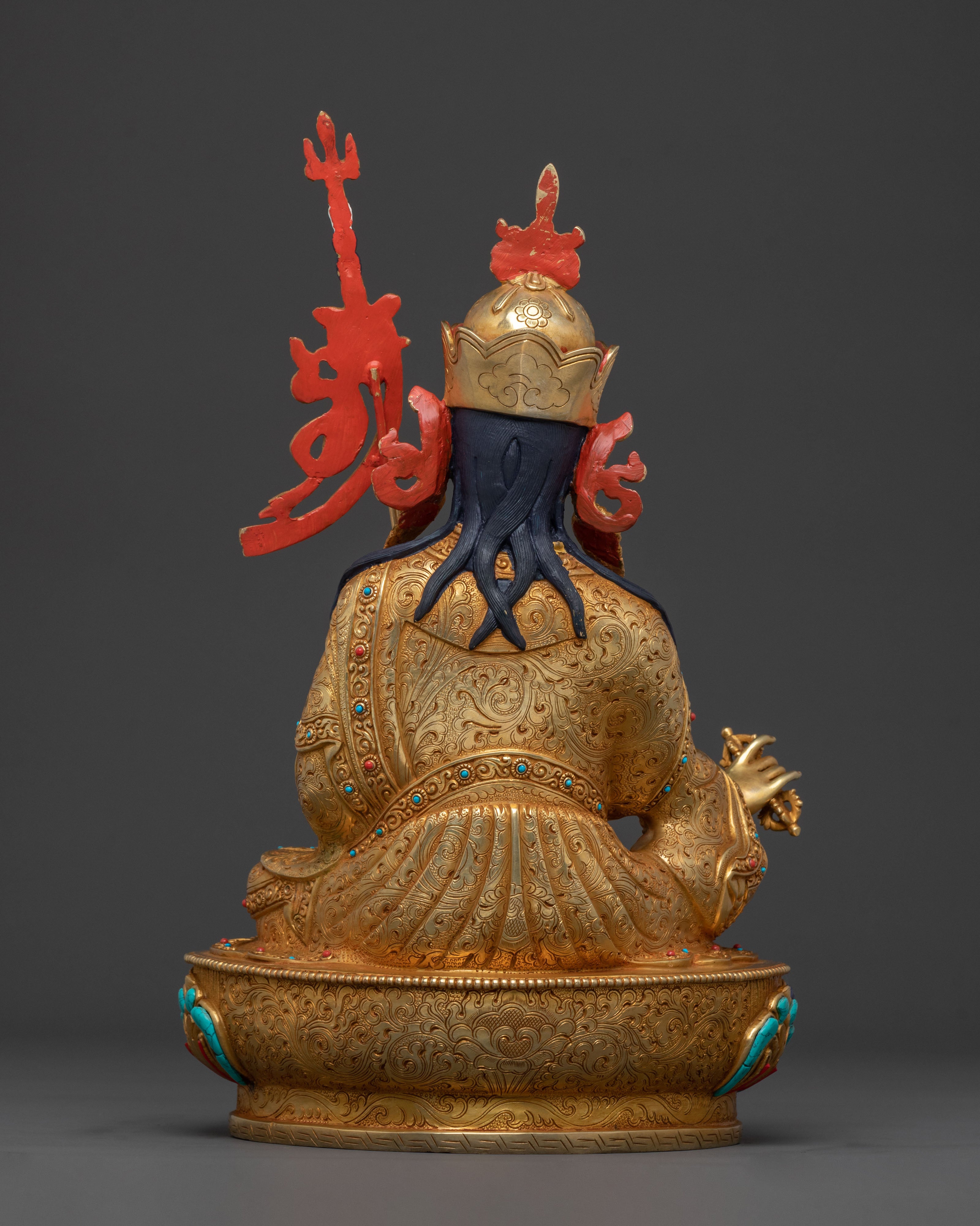 Guru Rinpoche Himalayan Sculpture | Buddhist Shrine Decor