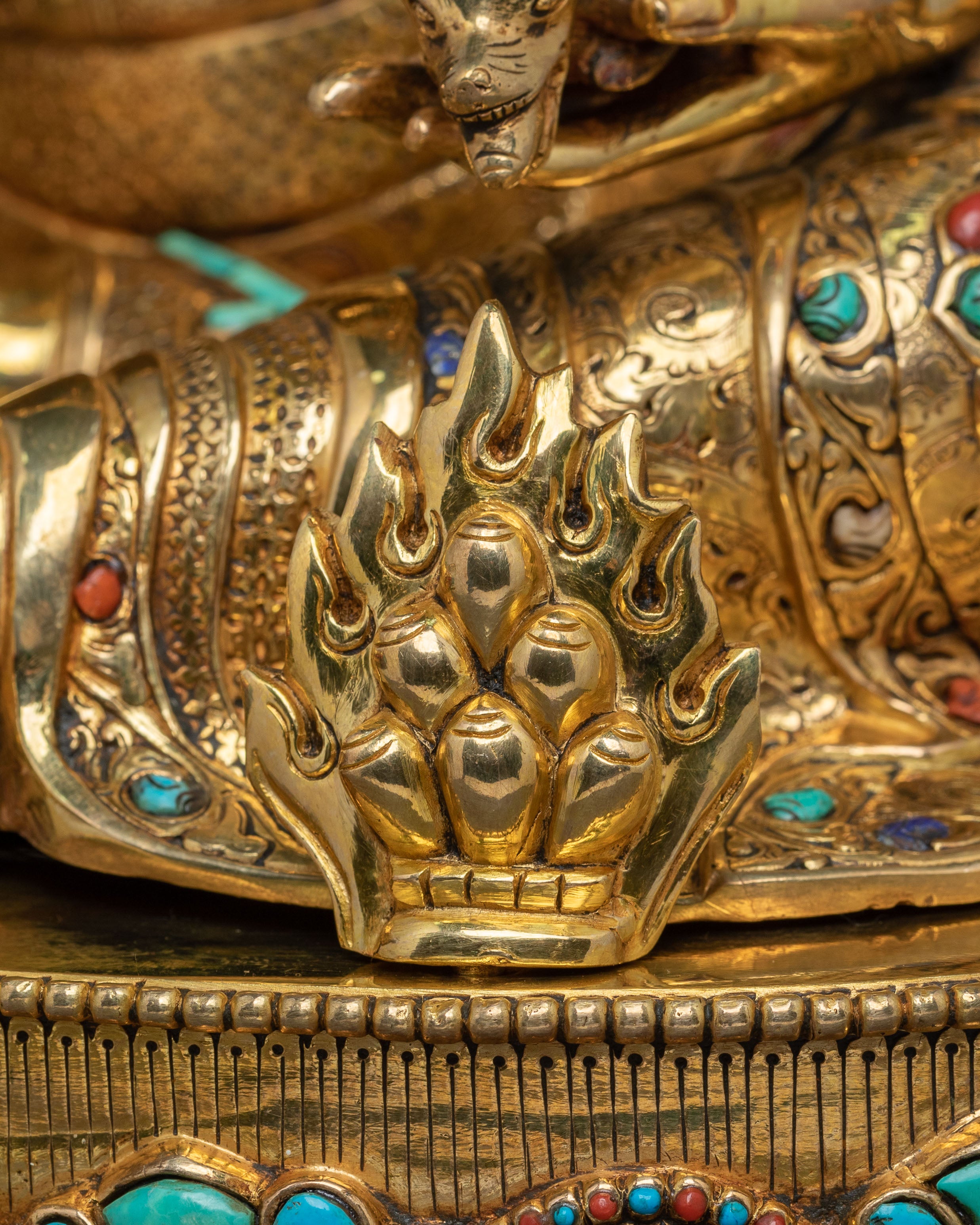 Guru Norla: 24K Gold Gilded Sacred Figurine