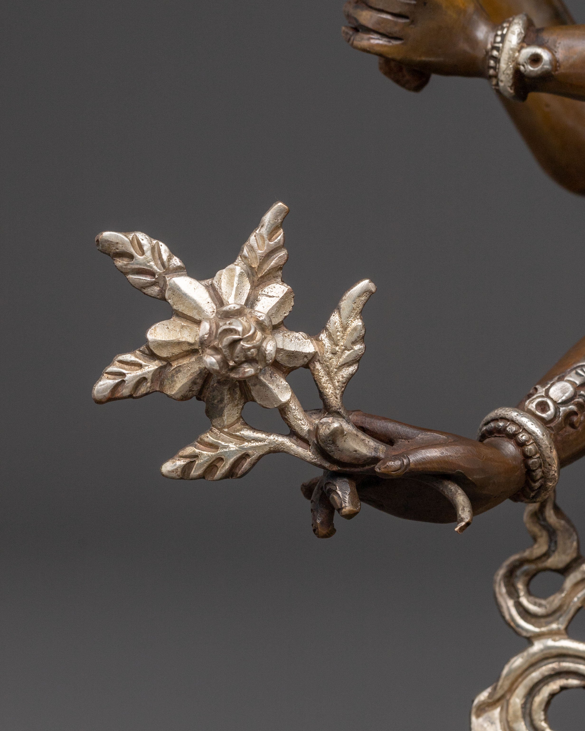 Guhyasamaja Sacred Statue – Oxidized Copper Masterpiece