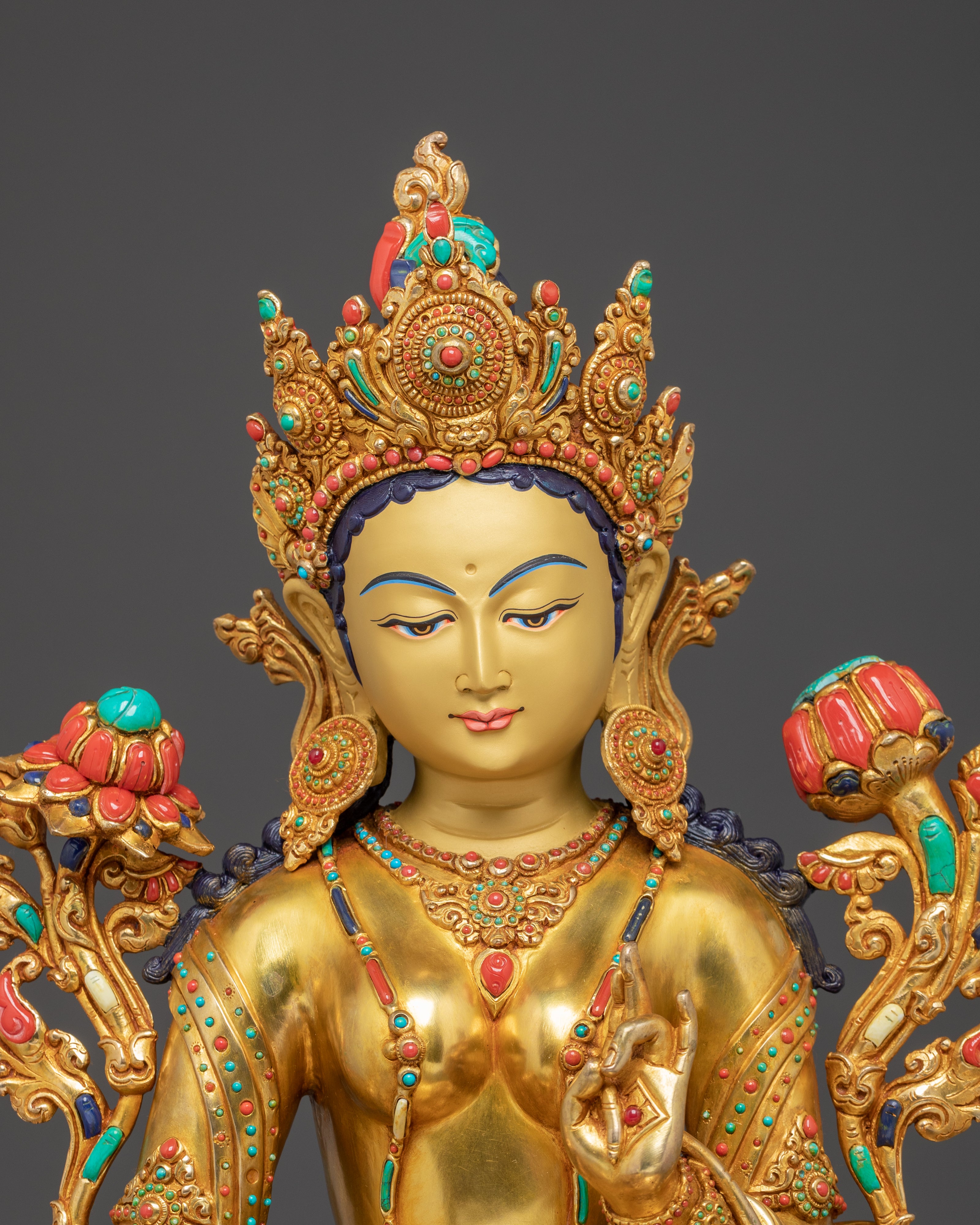 Shyama Tara Sculpture: The Mother of Compassion and Action