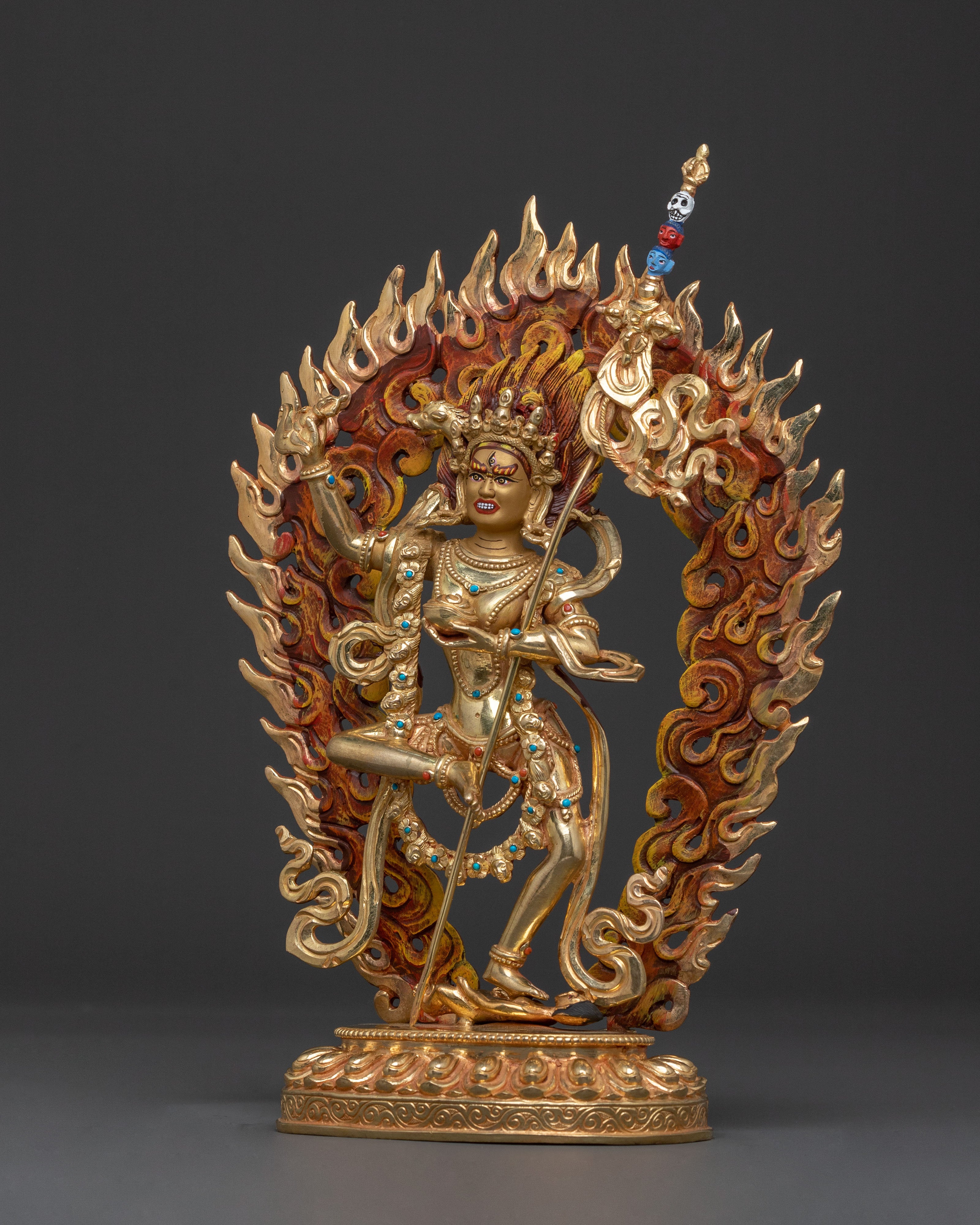 Dorje Phagmo Wrathful Goddess Statue
