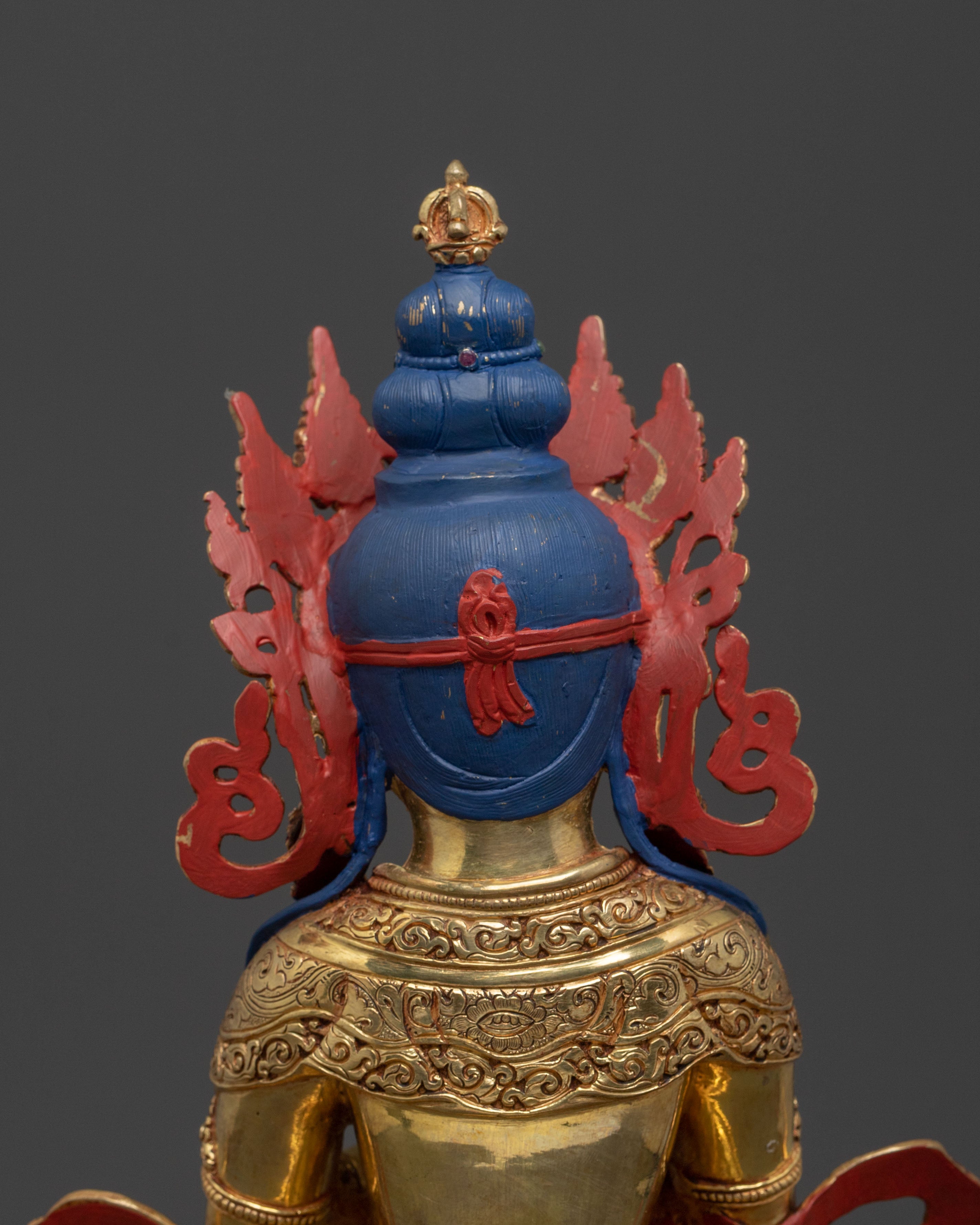 Vajradhara Divine Statue | 24K Gold Gilded Figure