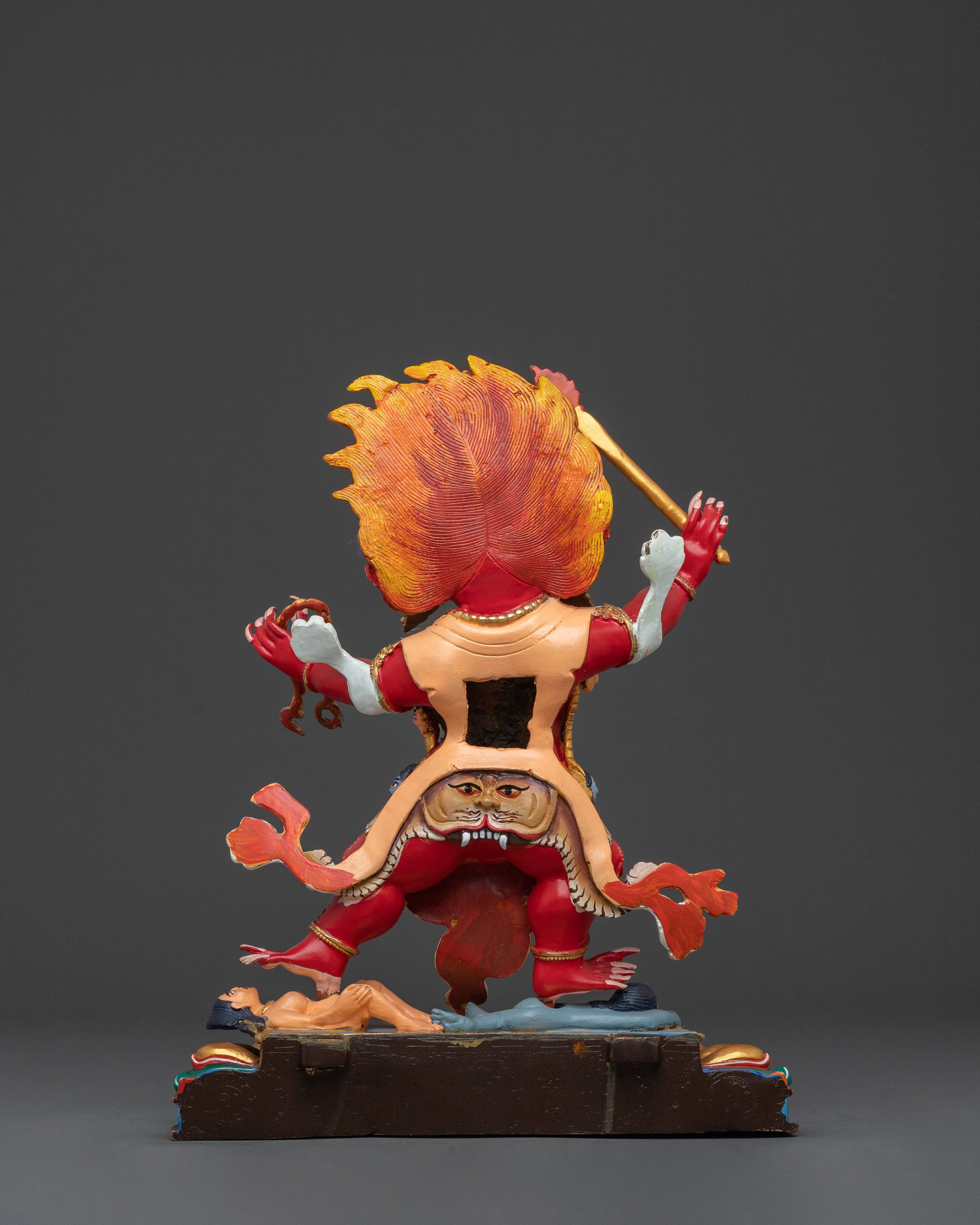 DandaPani Sacred Figure: Copper Sculpture