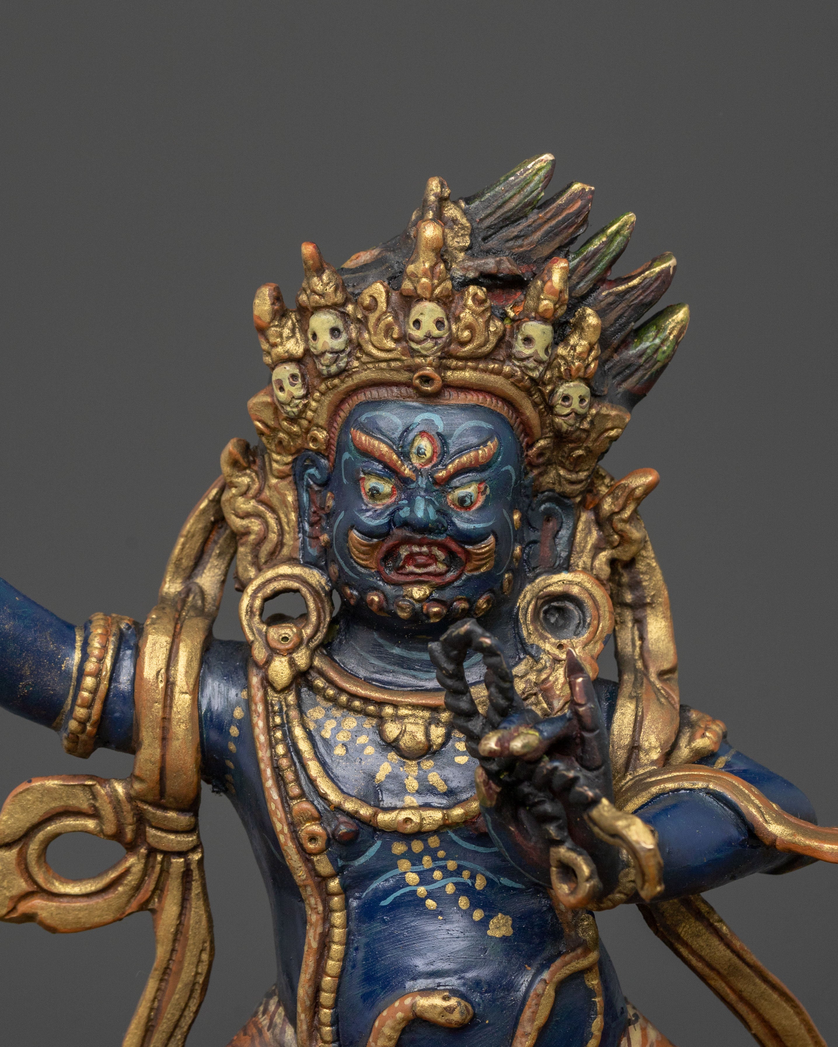 Vajrapani Sacred Protector Statue | Wrathful Guardian of Power