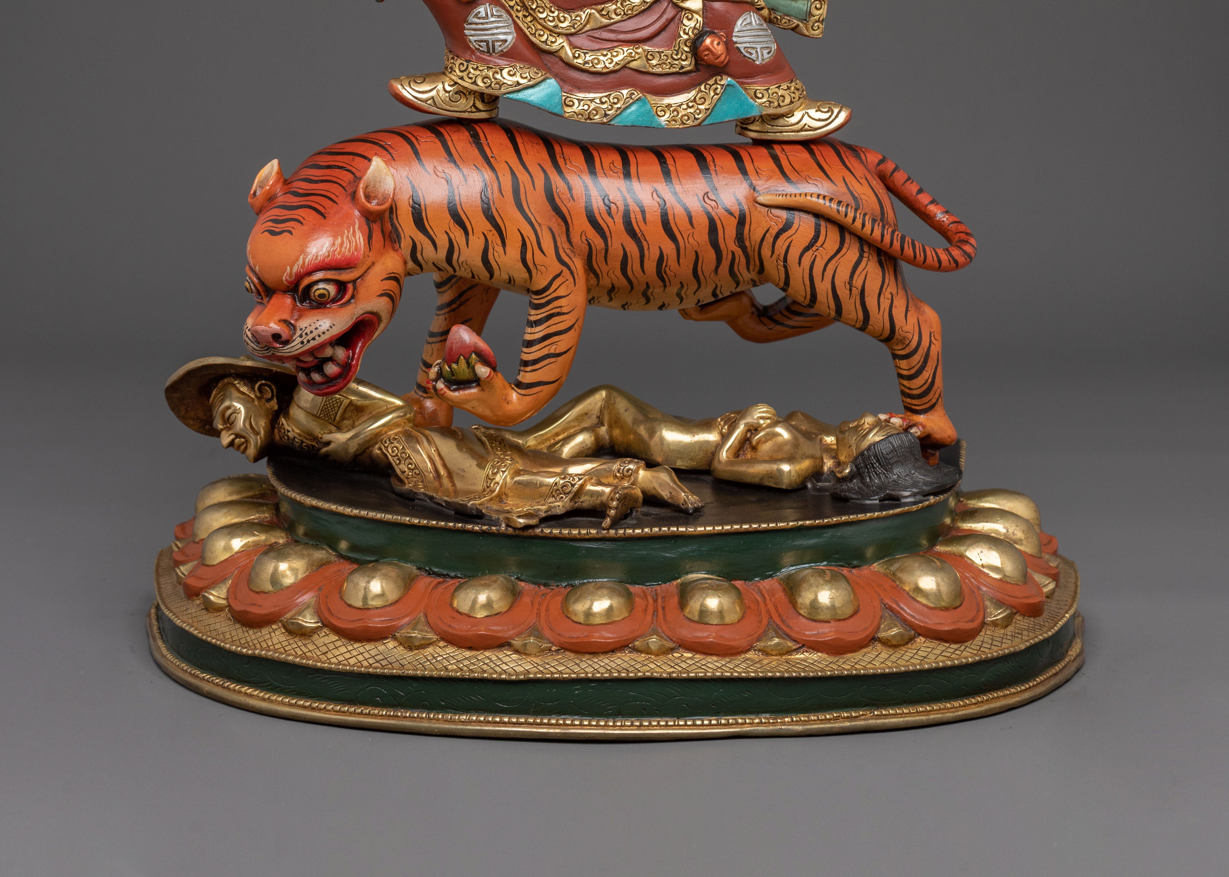 Dorje Drollo Sculpture | Tibetan Protector