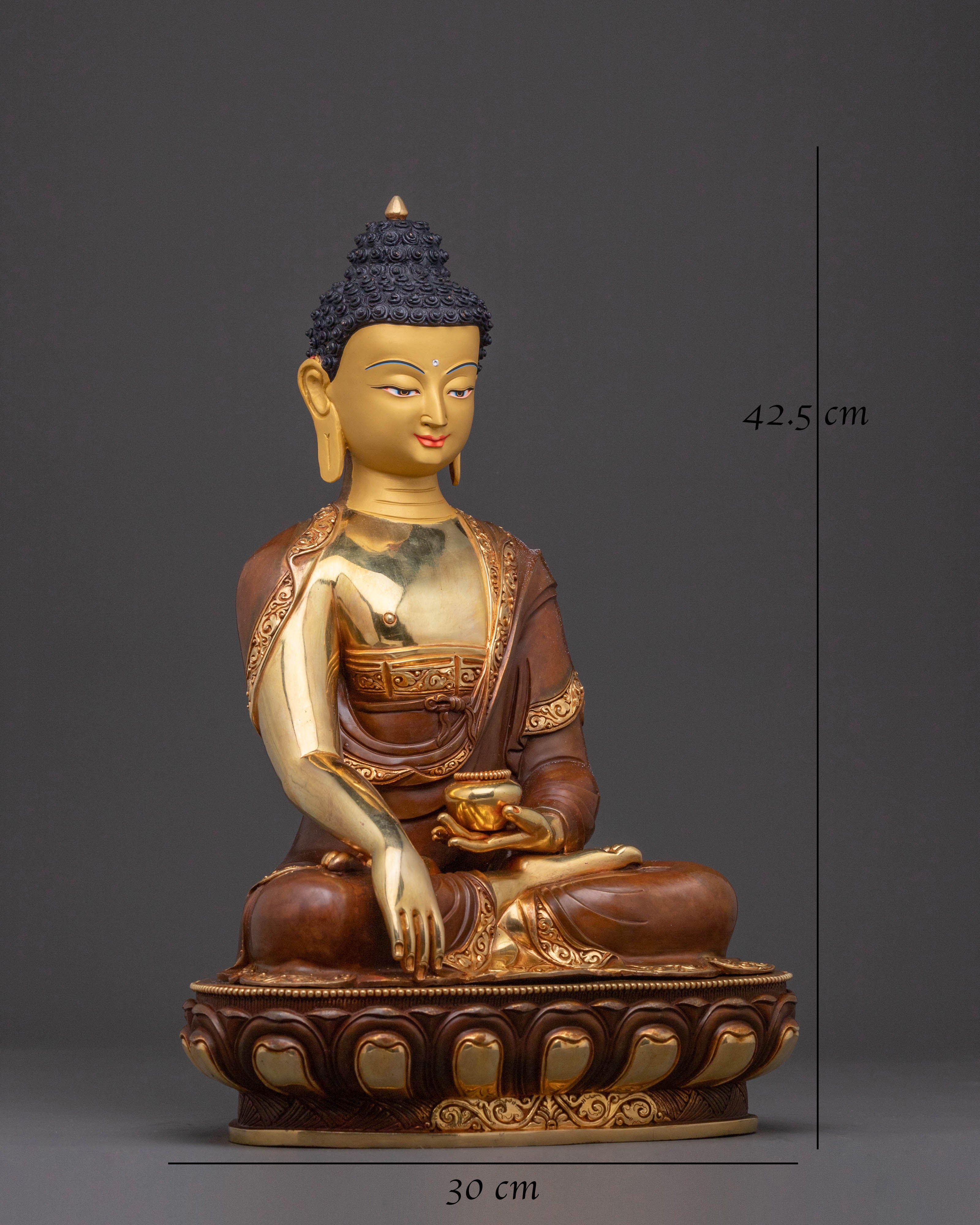 Handcrafted Shakyamuni Buddha Enlightened Statue