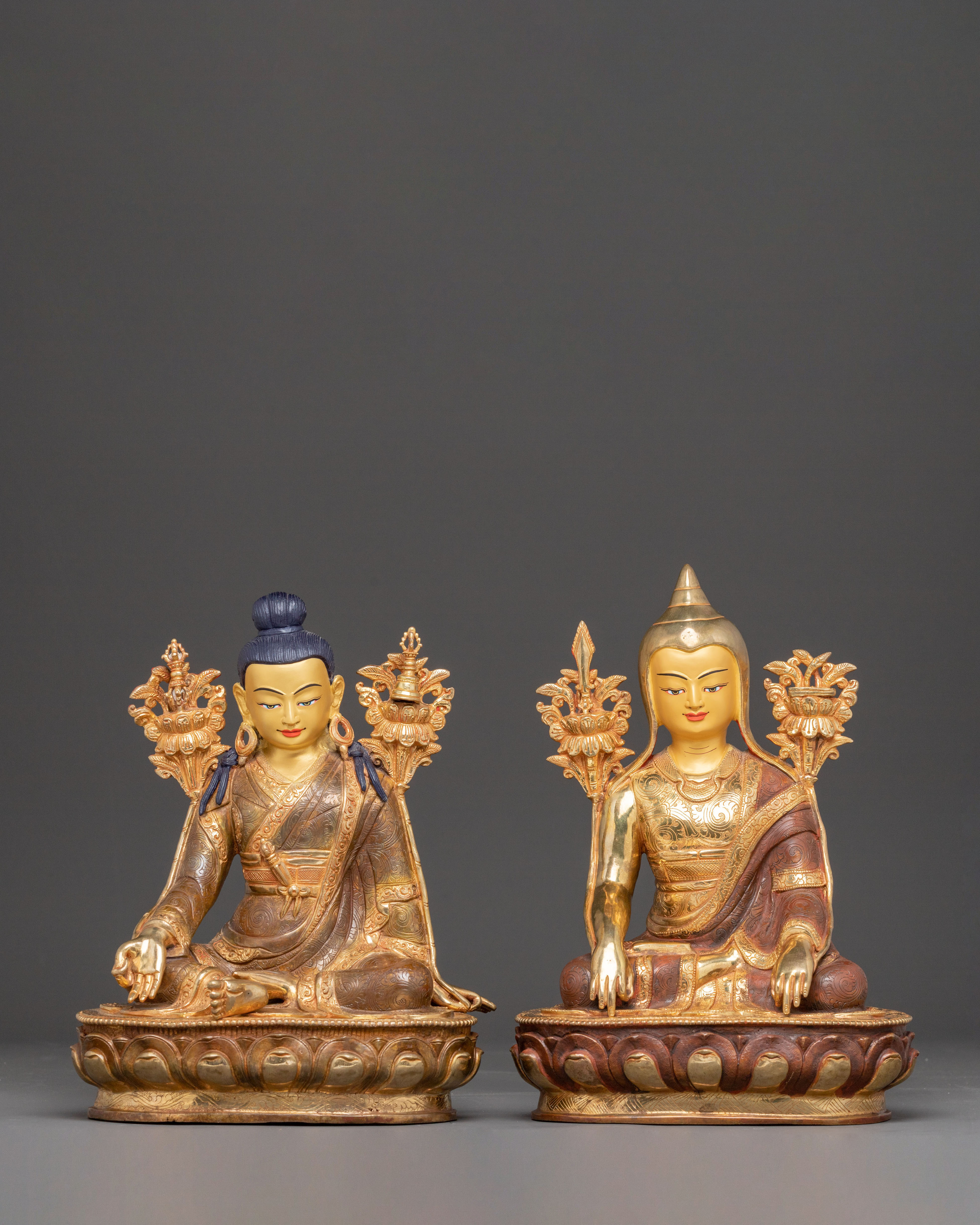 Jigme Lingpa and Longchenpa Statue Set