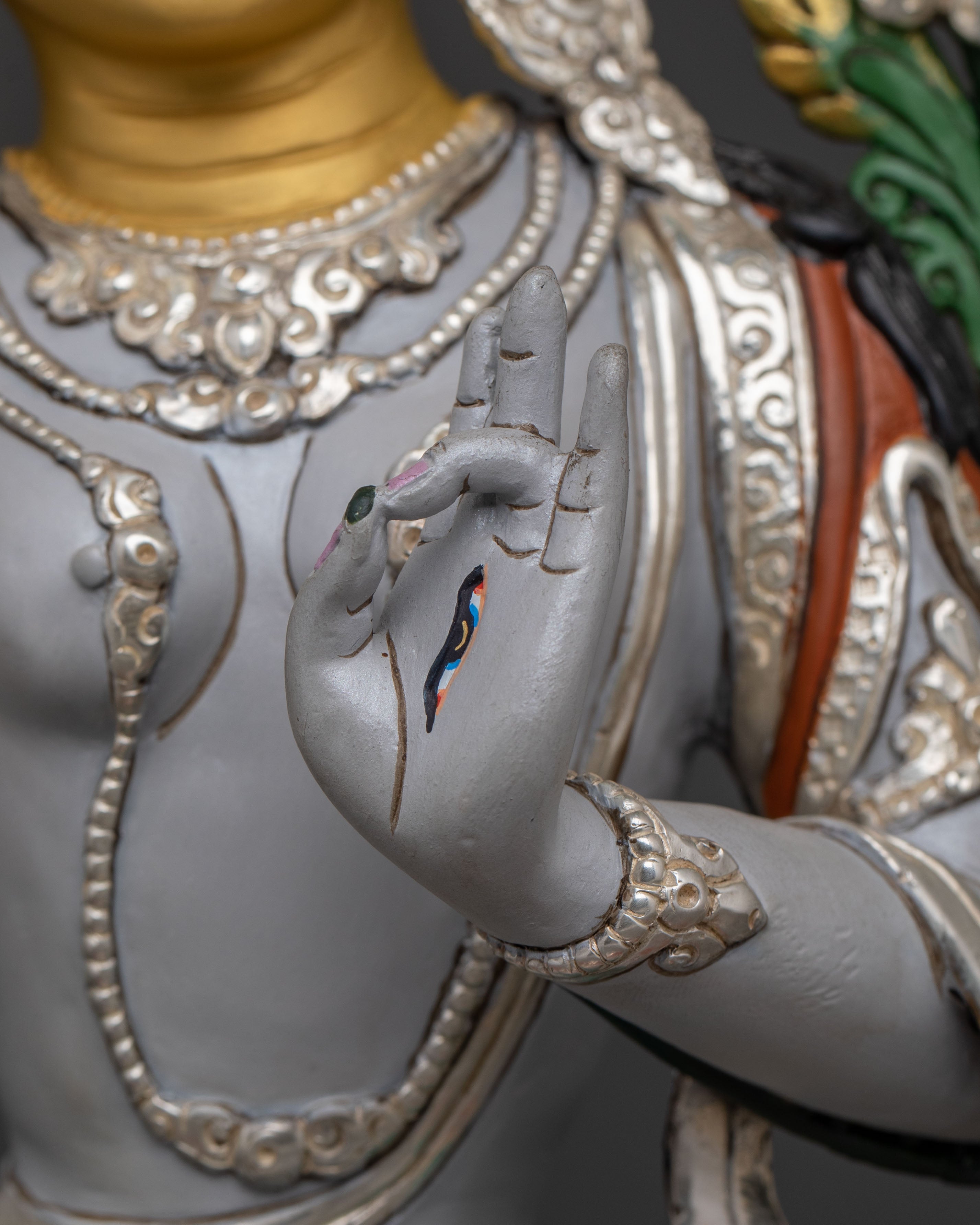 White Tara Statue | Tibetan Buddhist Guardian