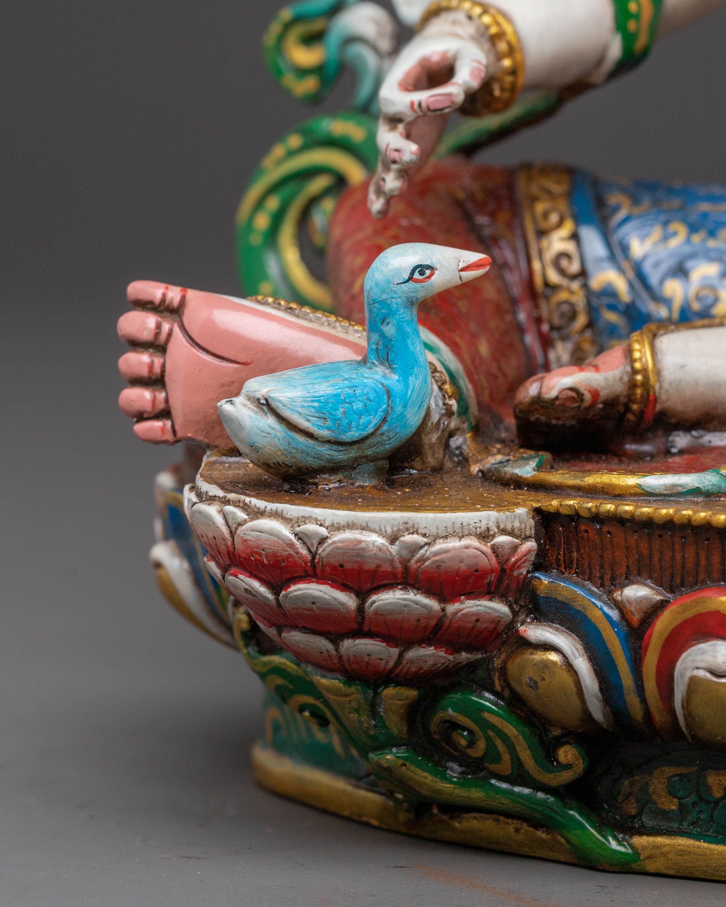 Goddess Saraswati Wisdom Statue | Meditational Decor