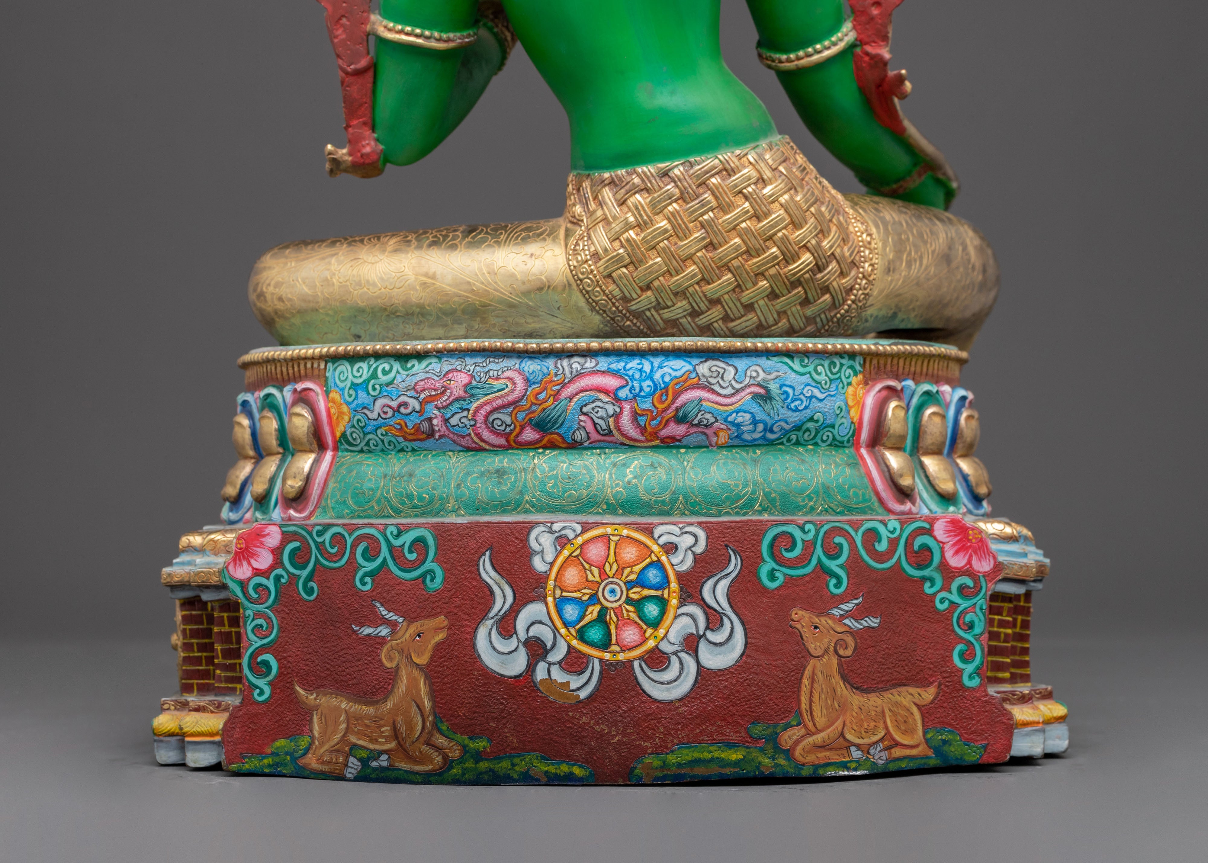 Peaceful Statue of Mother Green Tara | Swift Compassion