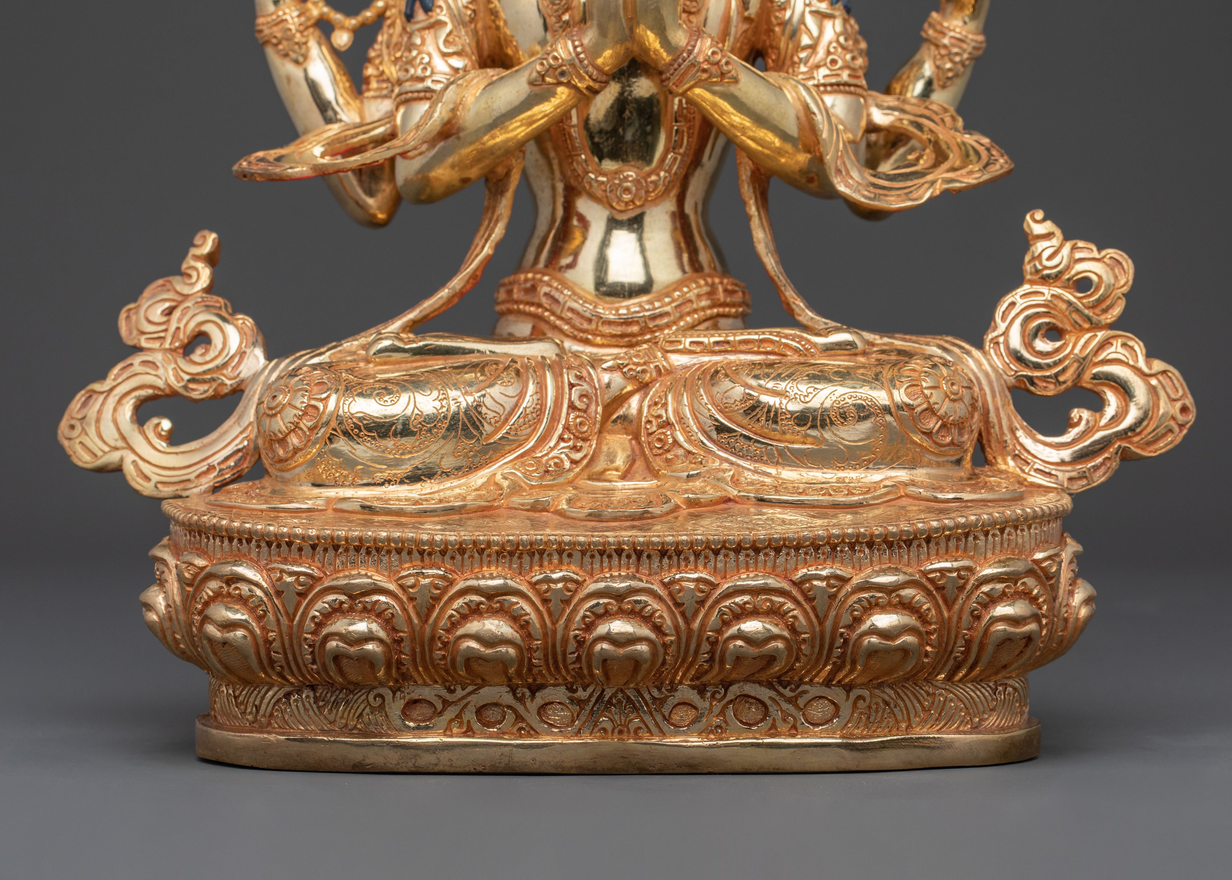 Chenrezig Serenity Sculpture | Made In Nepal