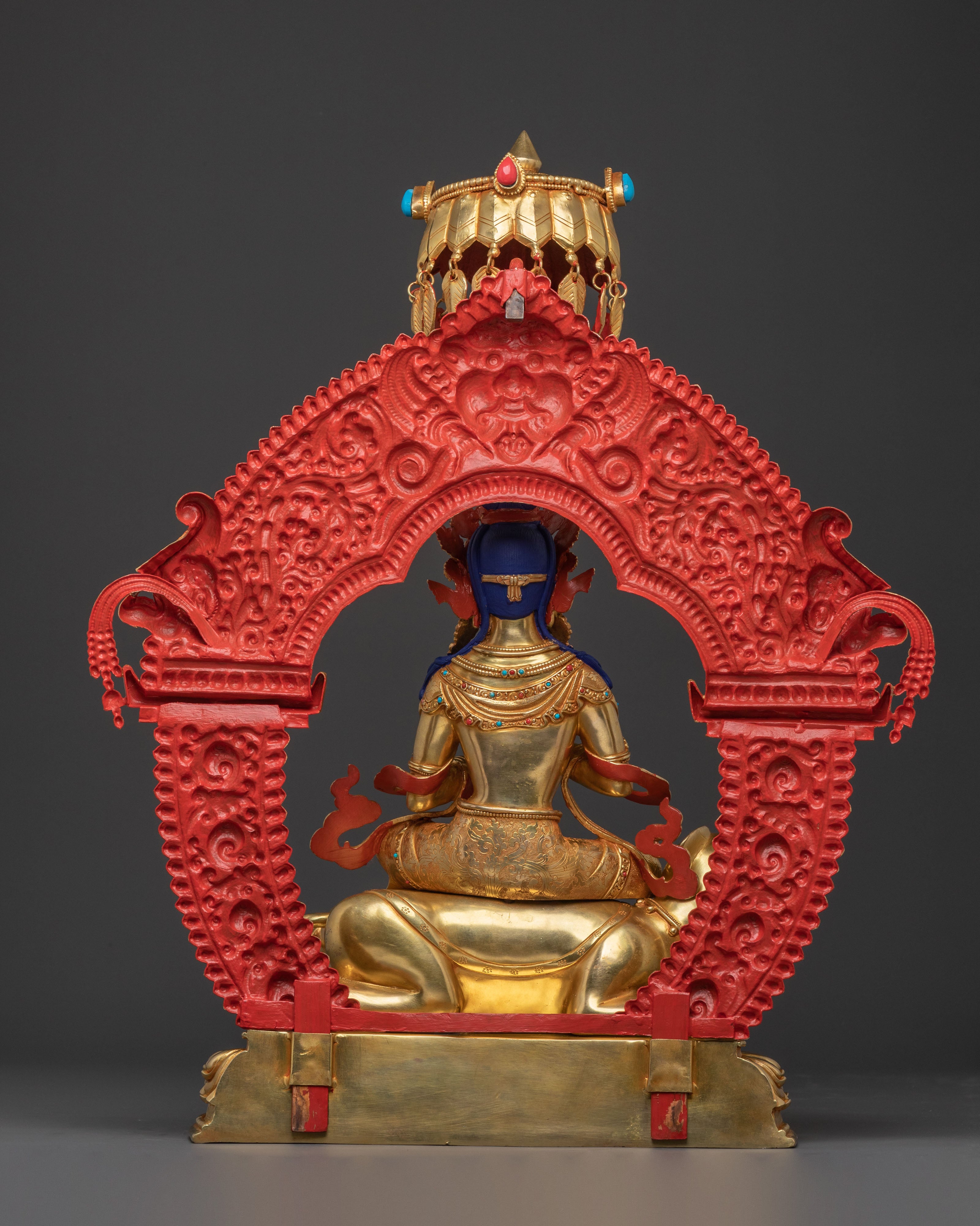 Samantabhadra Golden Statue | Altar Decor