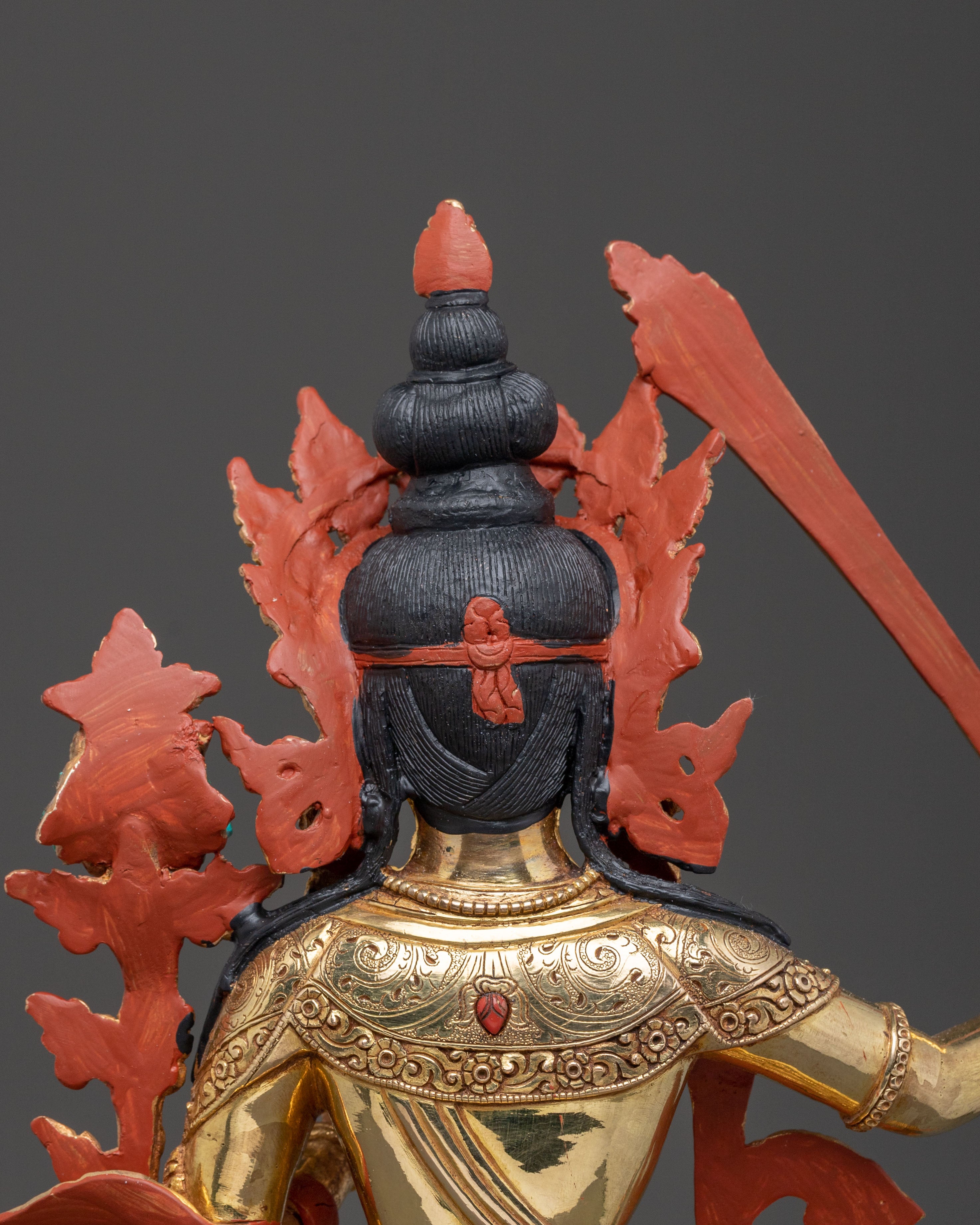 Handcrafted Manjushri Statue | Spiritual Decor for Wisdom