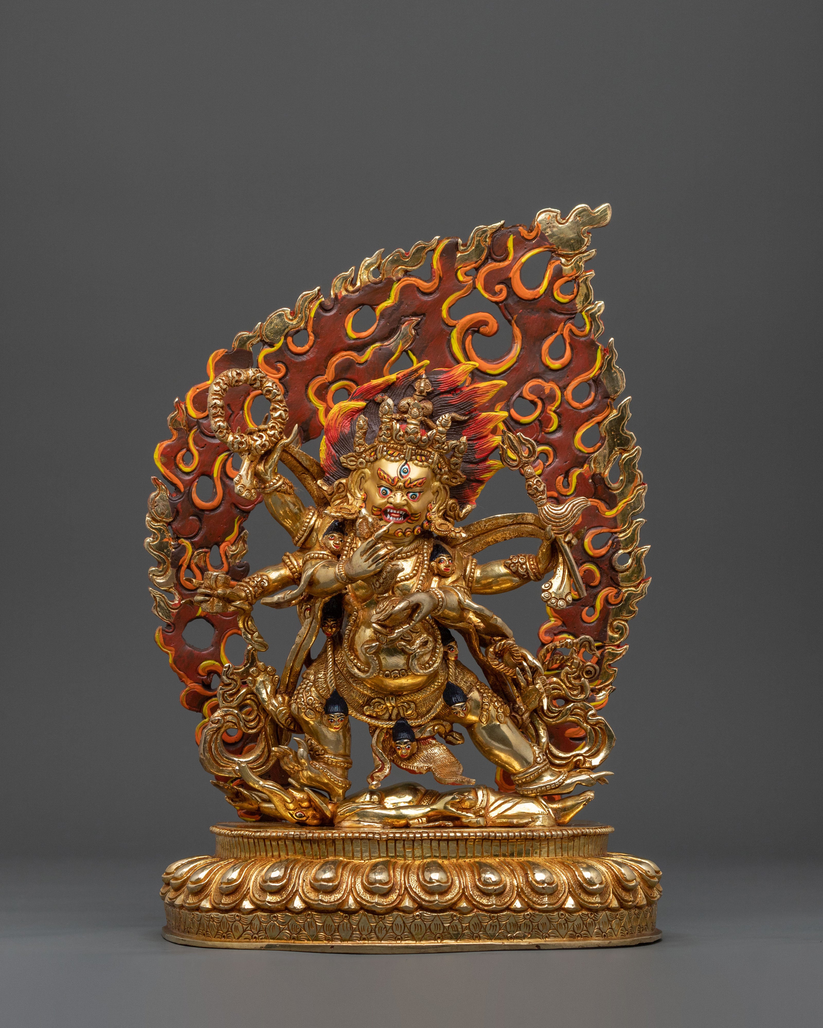 Six Armed Mahakala Statue
