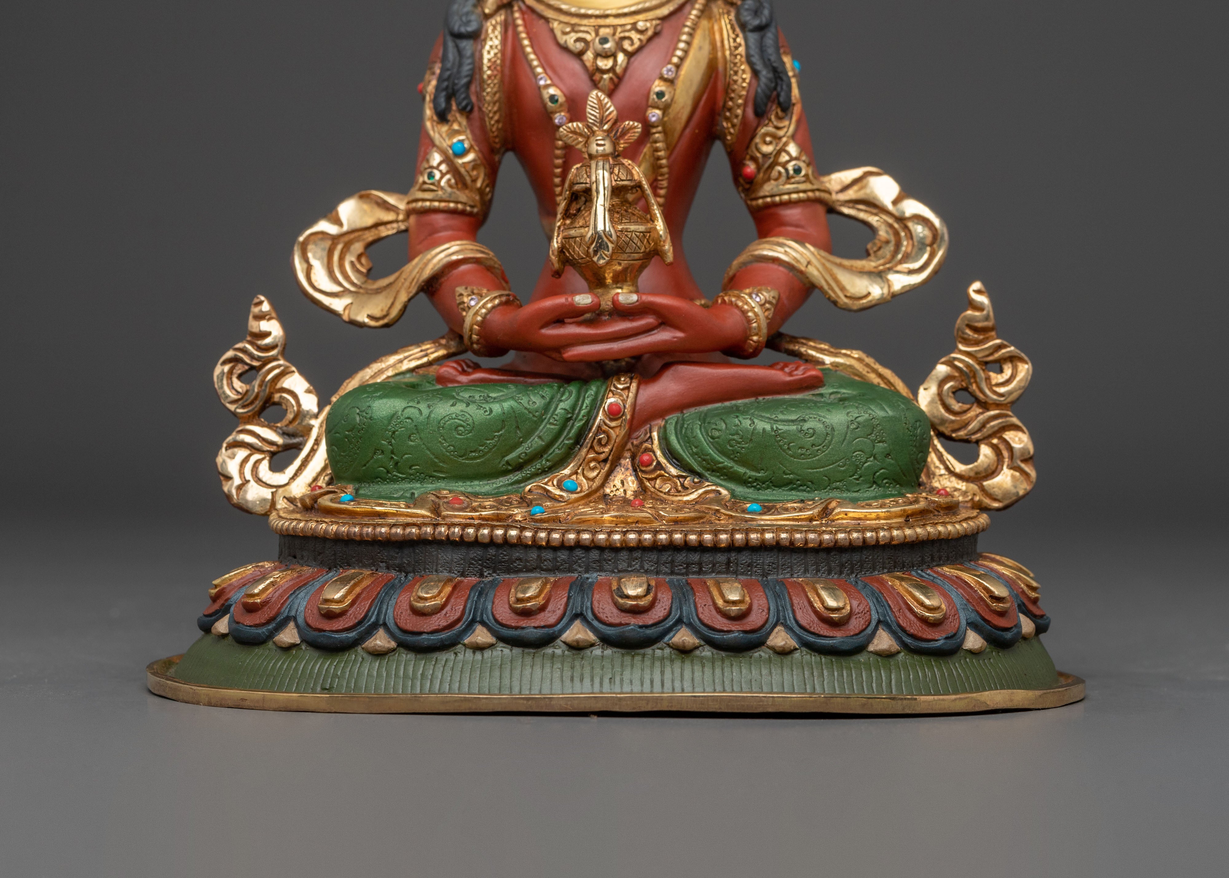 Amitayus Golden Figurine | Long Life Buddha