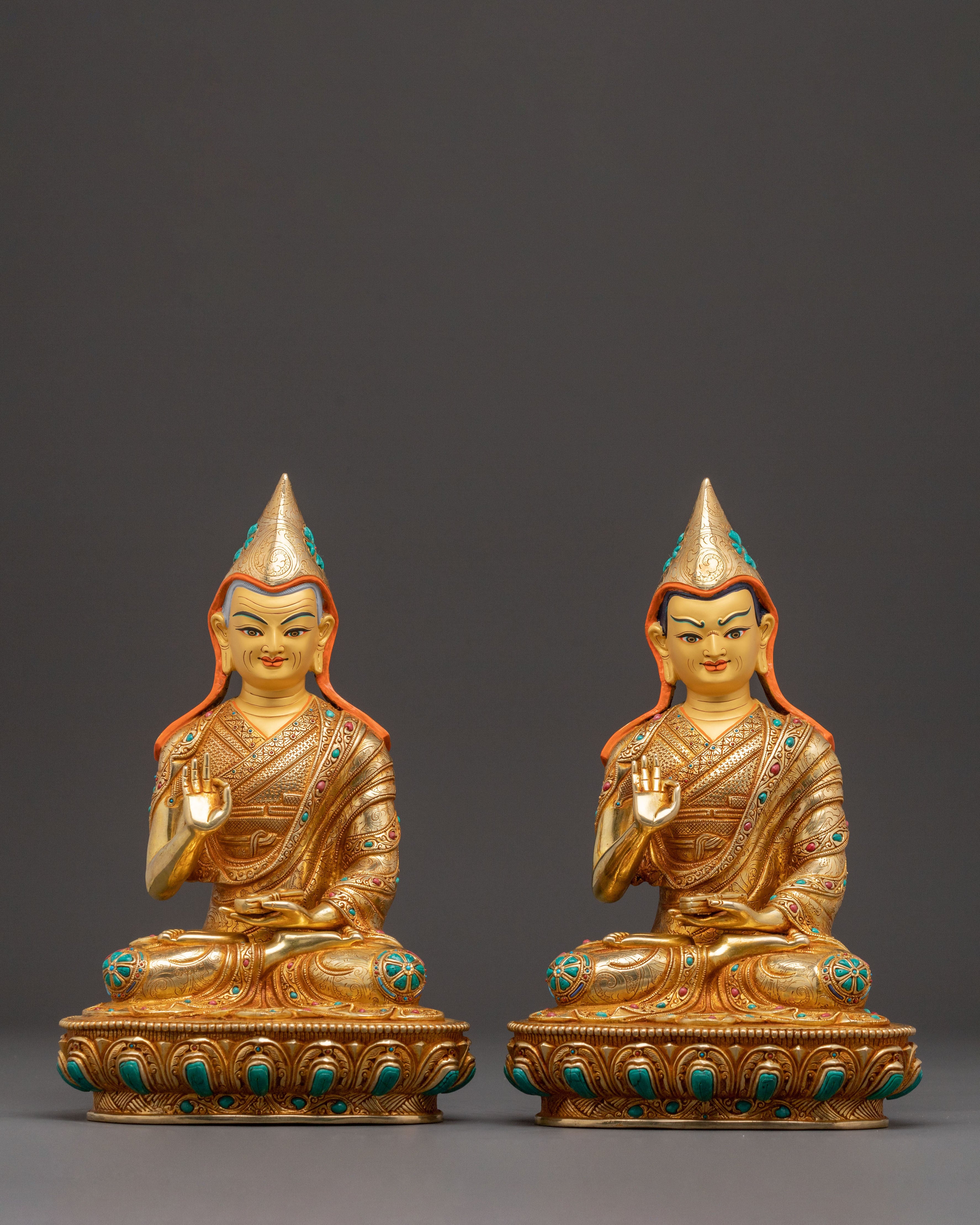 Statue of Disciples of Tsongkhapa