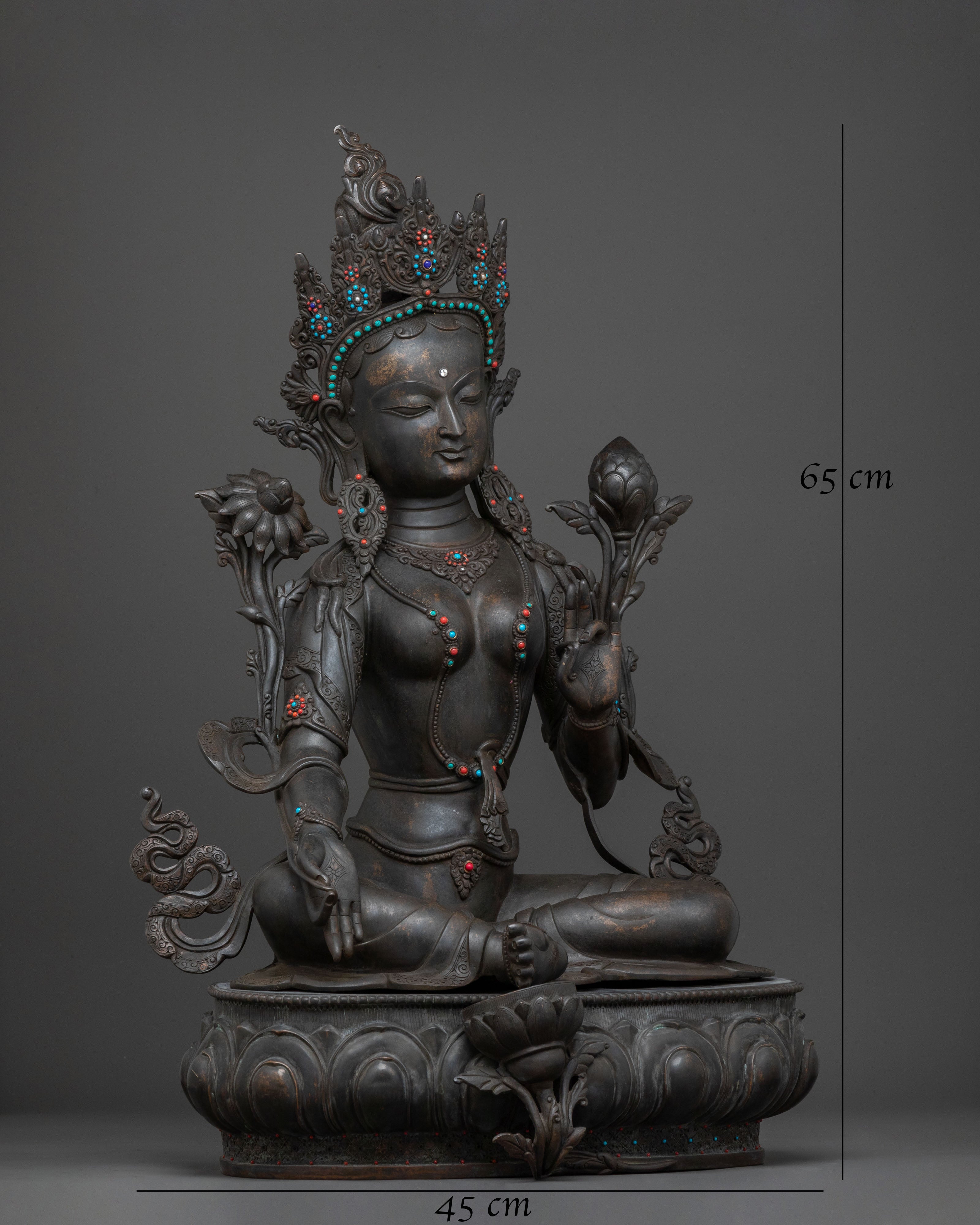Green Tara Statue | Mother of All Buddhas