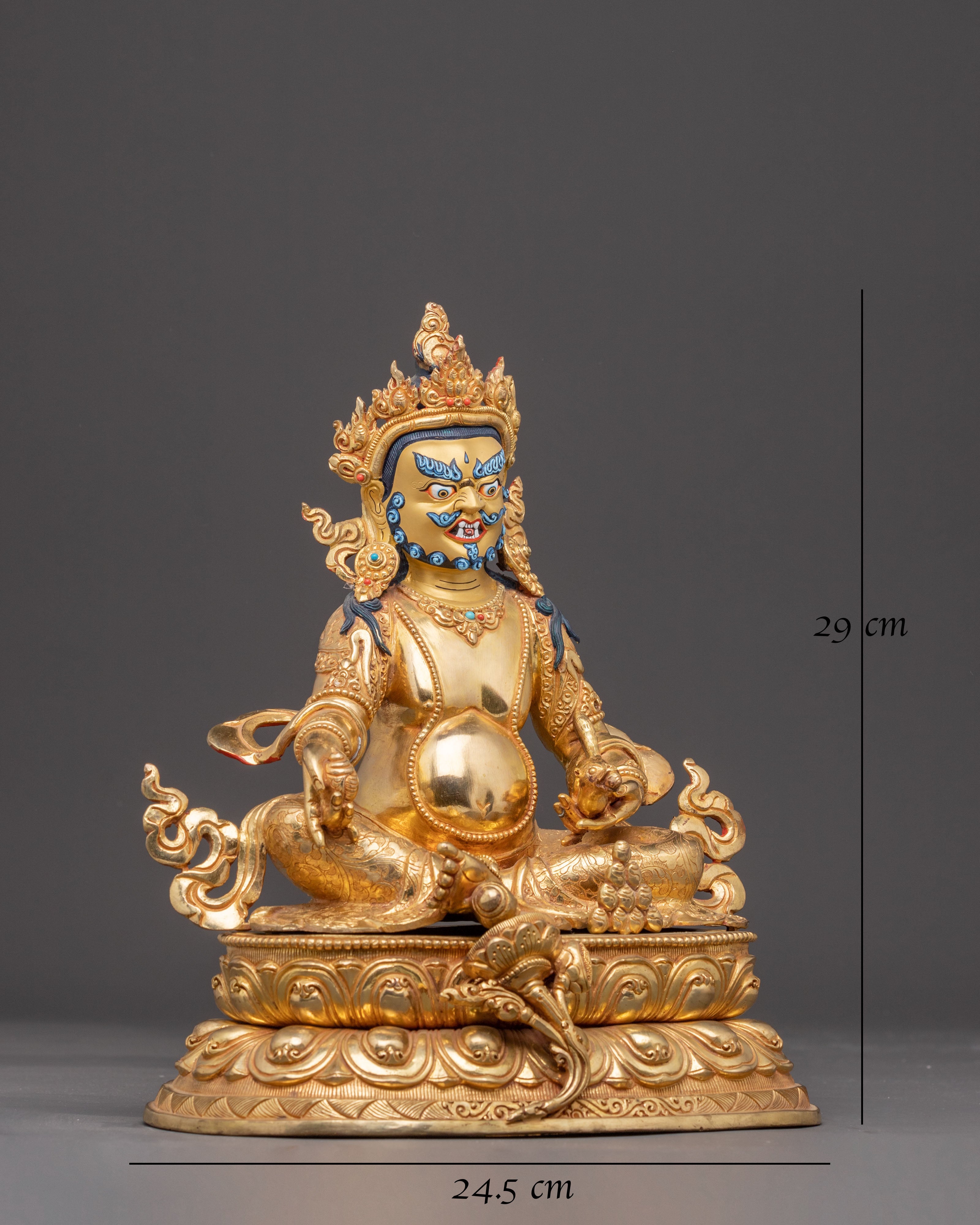 Golden Dzambhala Statue