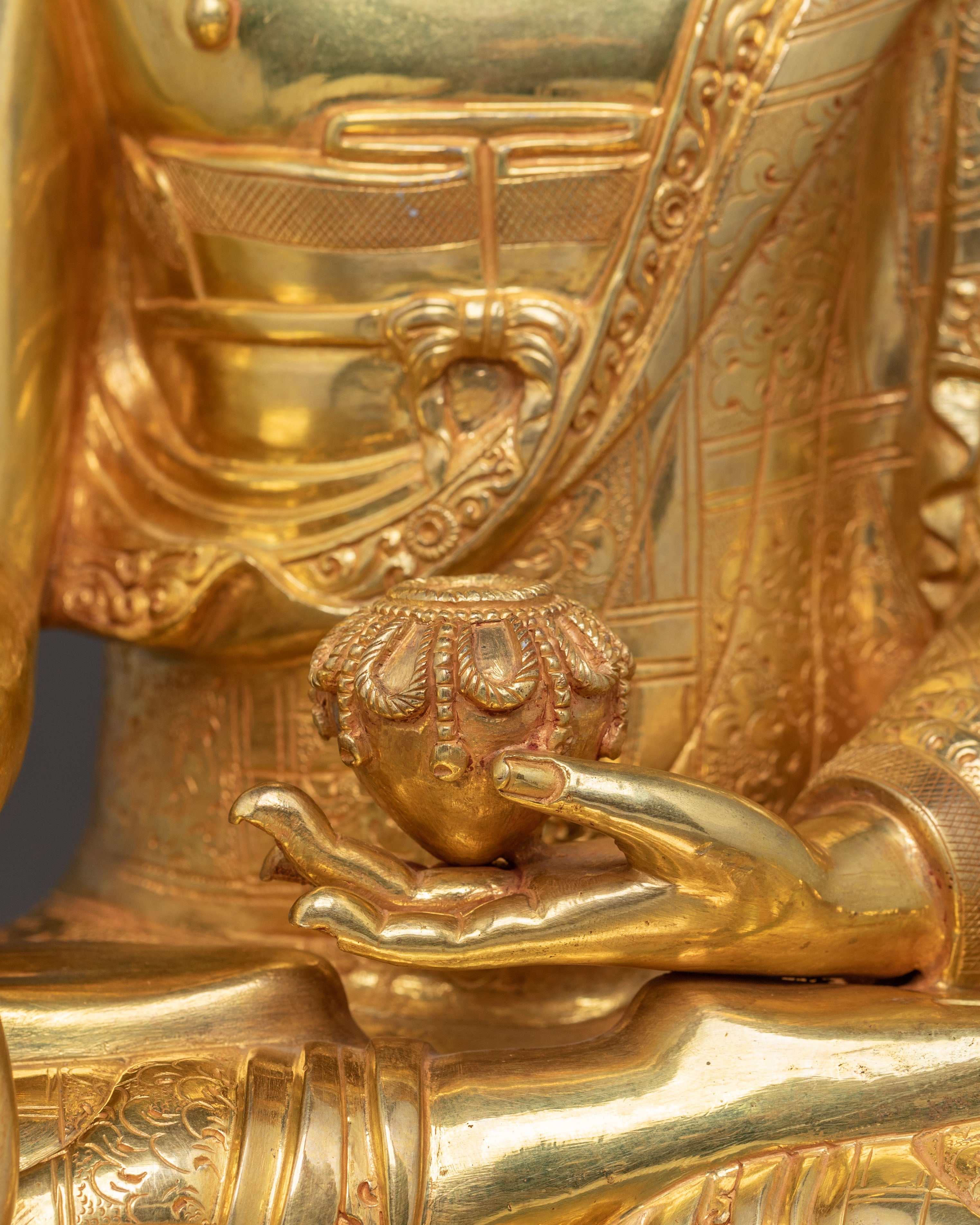 Shakyamuni Buddha Tibetan Sacred Statue |