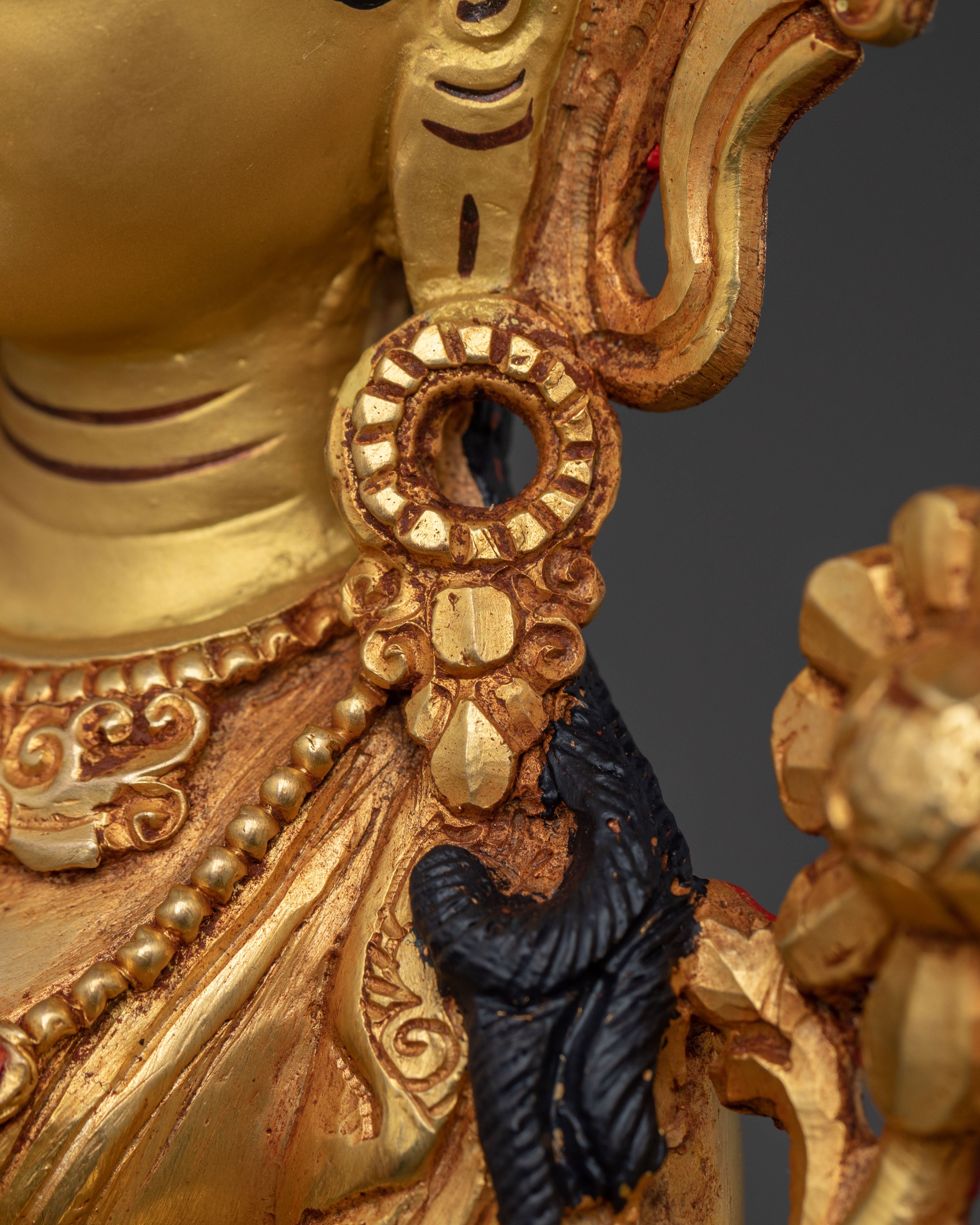 Celestial Green Tara Blessing Statue | Mother Figure