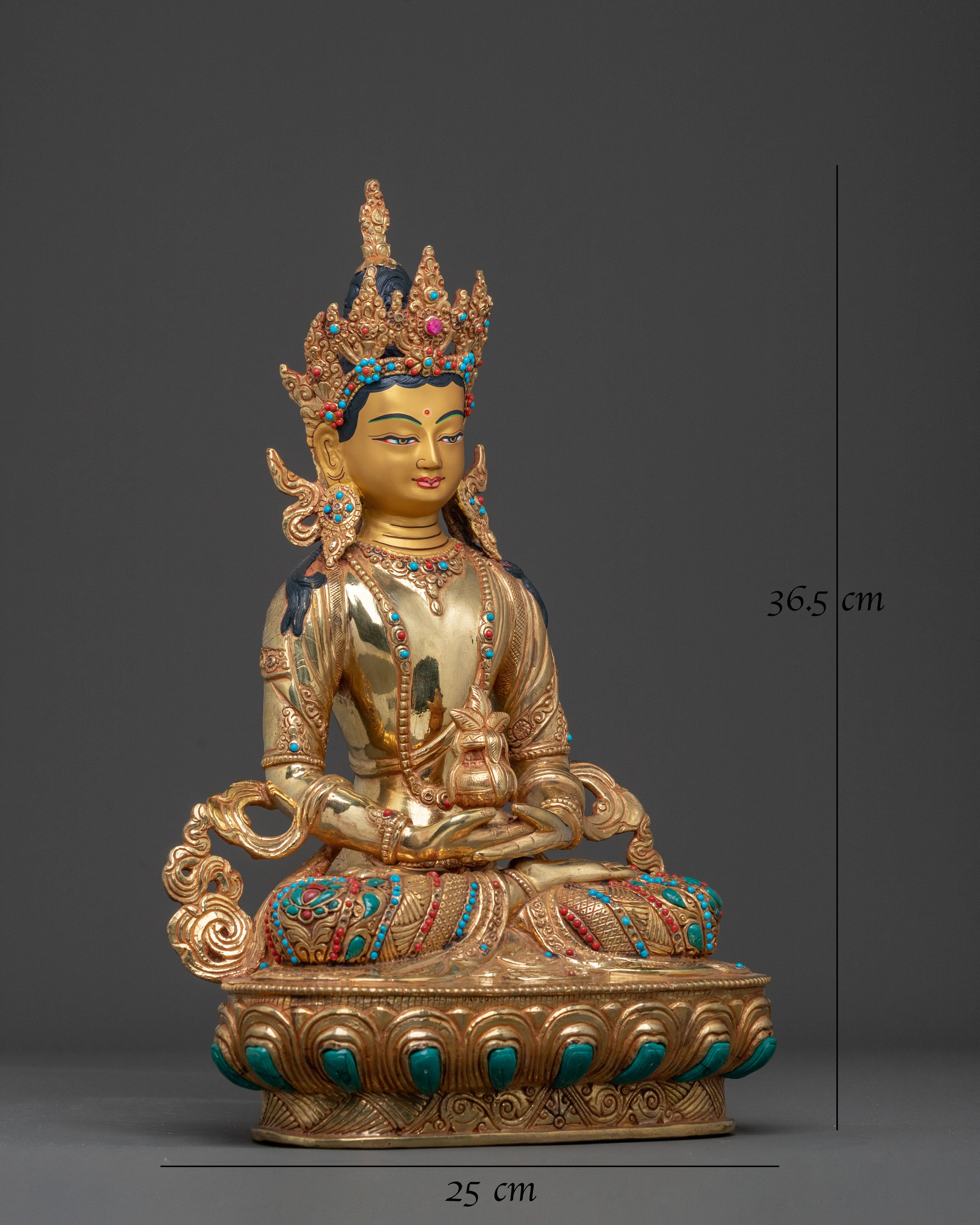 Amitayus Sacred Statue: Boundless Life Buddha