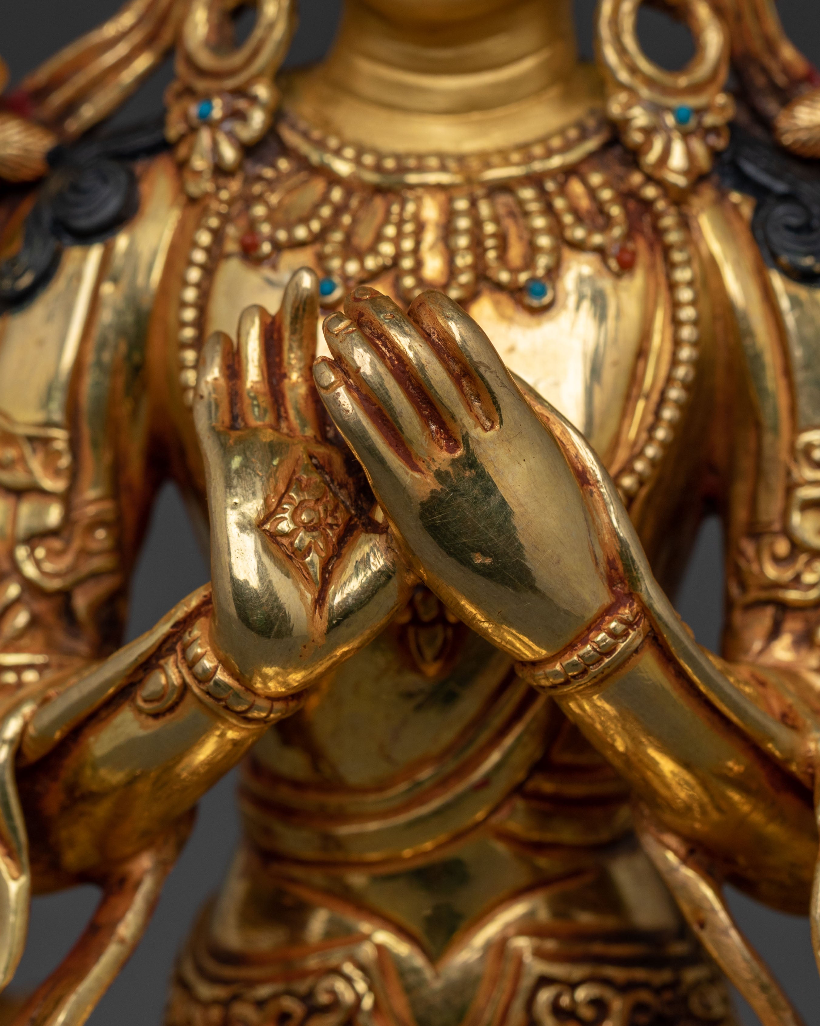 Future Buddha Maitreya Statue | Tibetan Buddhist Figurine